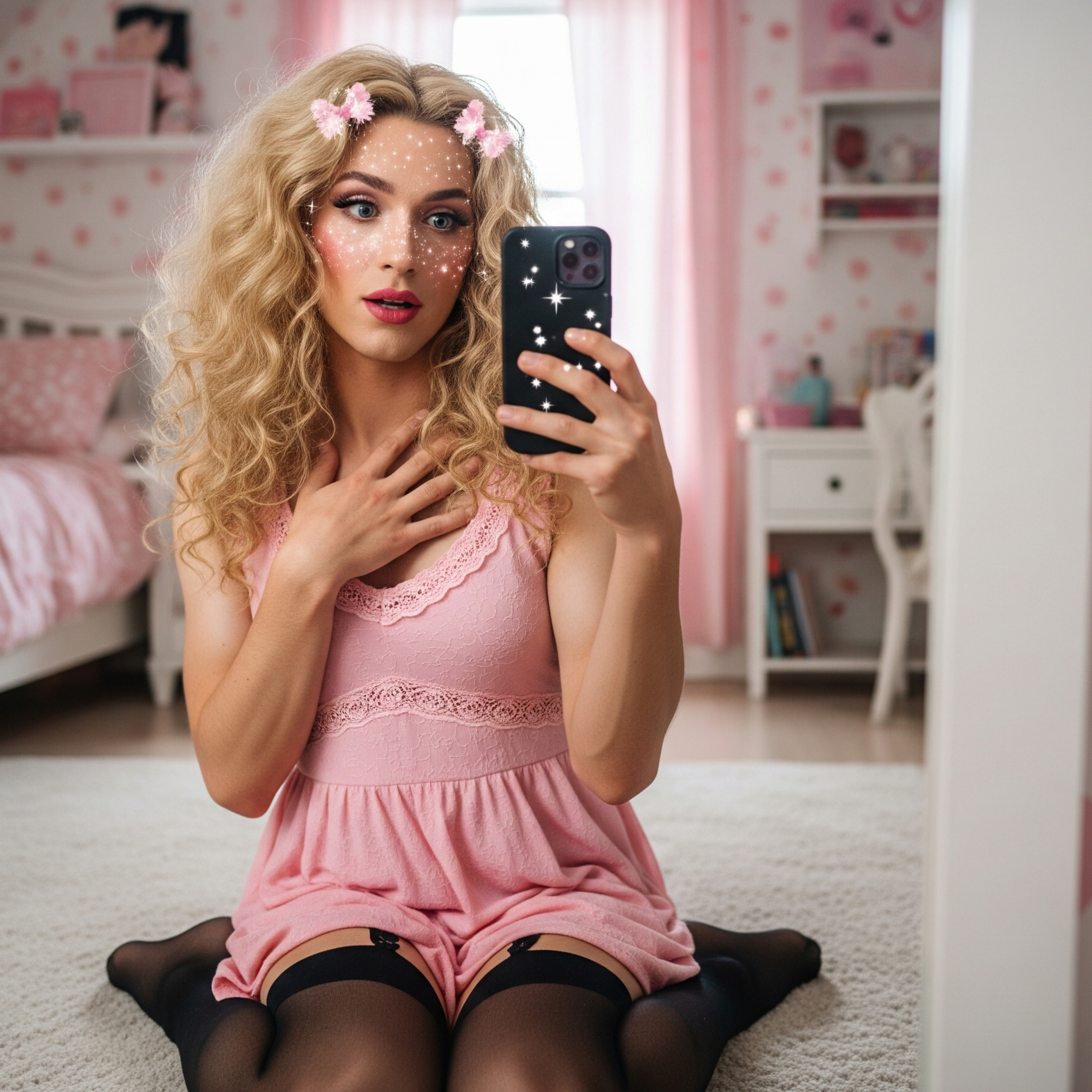 My Pink Dress Awakening 💕✨ From Hoodie Boy to Ultra Feminine Dream! 💖👗 #Crossdressing #Feminization episode artwork