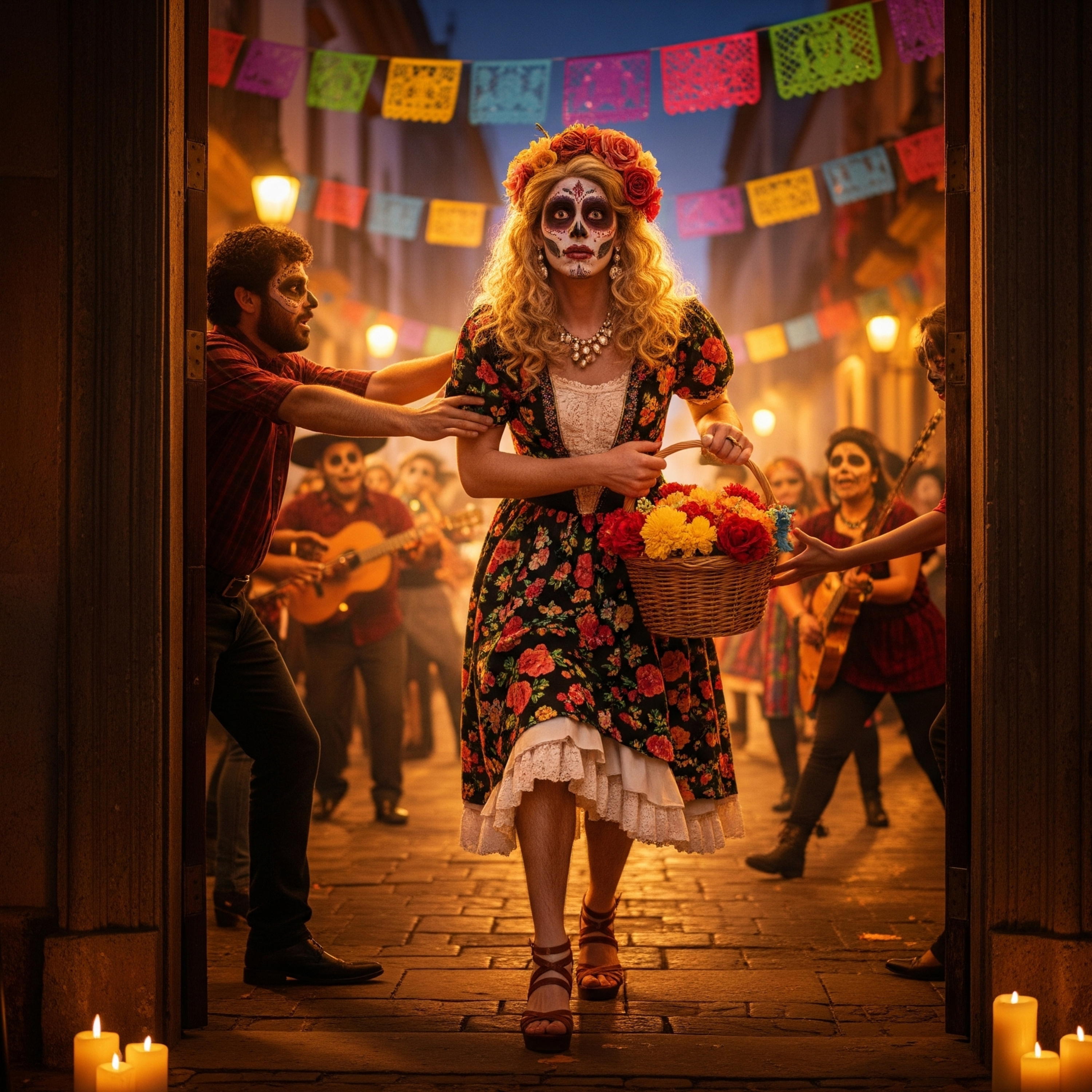 💀🌸 Forced to Be the Flower Queen!? | Día de los Muertos Feminization Story 👑🌺 episode artwork