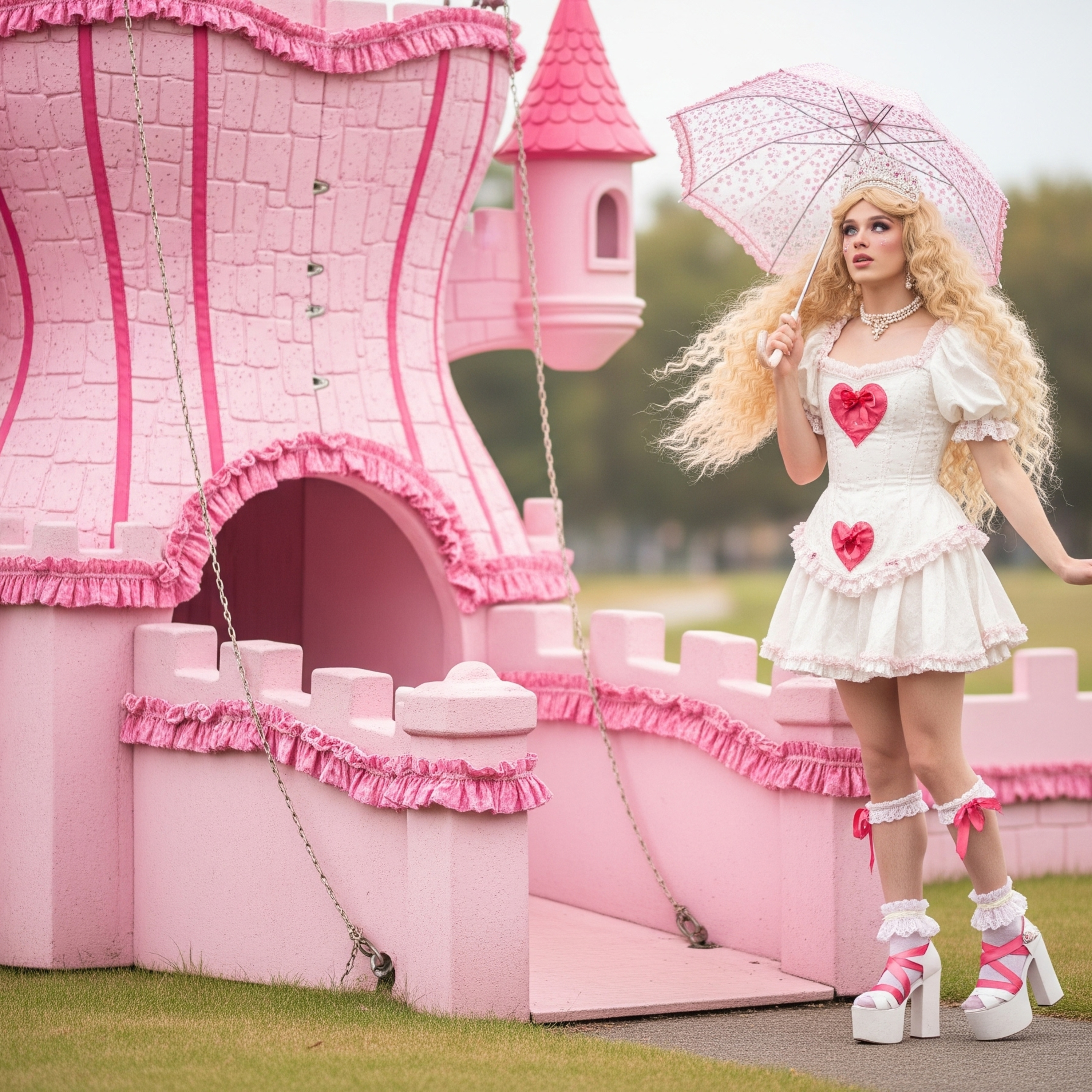 🎀💋 Alyssa in Sissyland: Down the Frillhole 💋🎀 “He followed a bunny in heels… and came out a sissy queen.” episode artwork