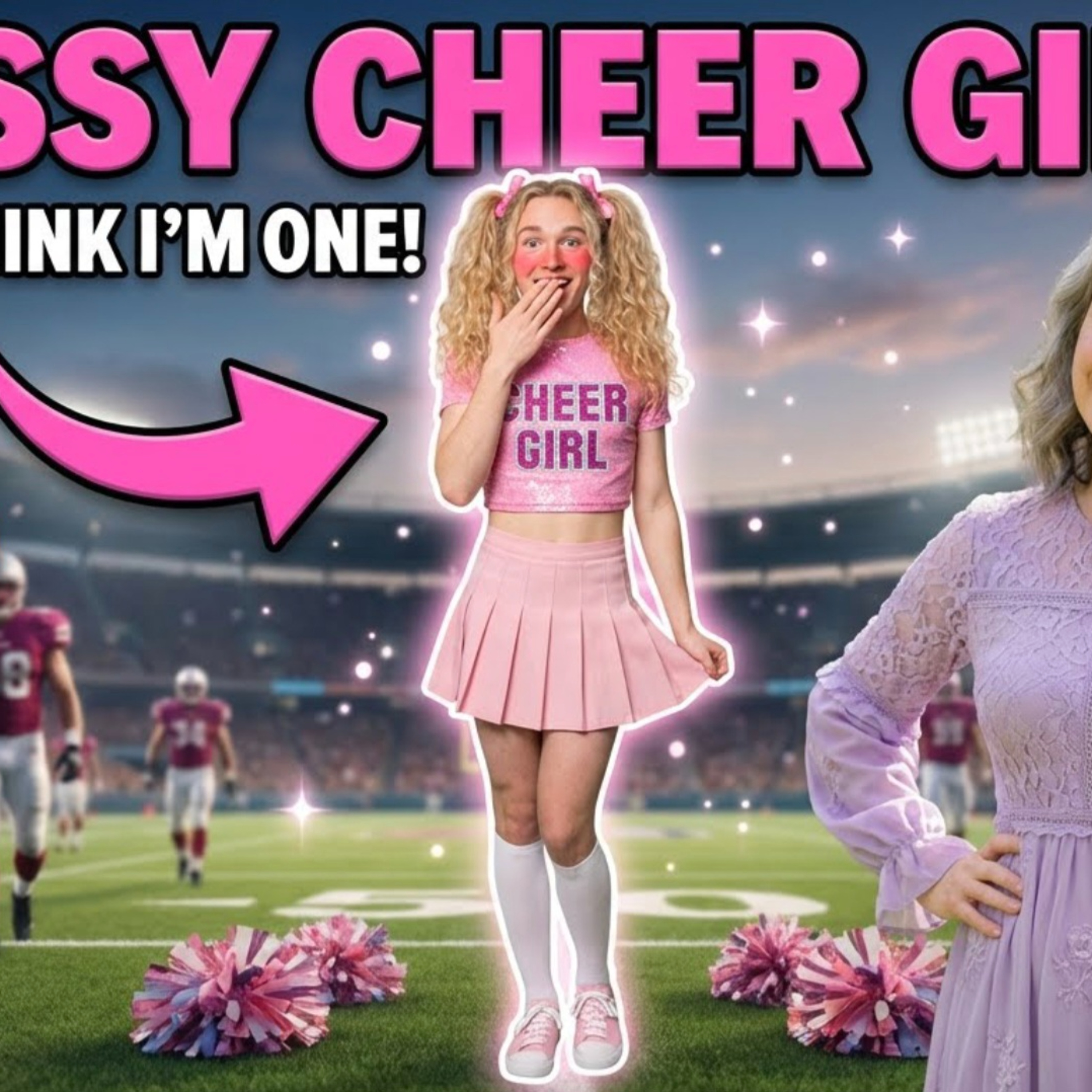 Skorts Are Skirts for Boys 💖 – Part 5 | Sissy at a Football Game 😳 Cheer Girl Dreams & Cute Crushes episode artwork