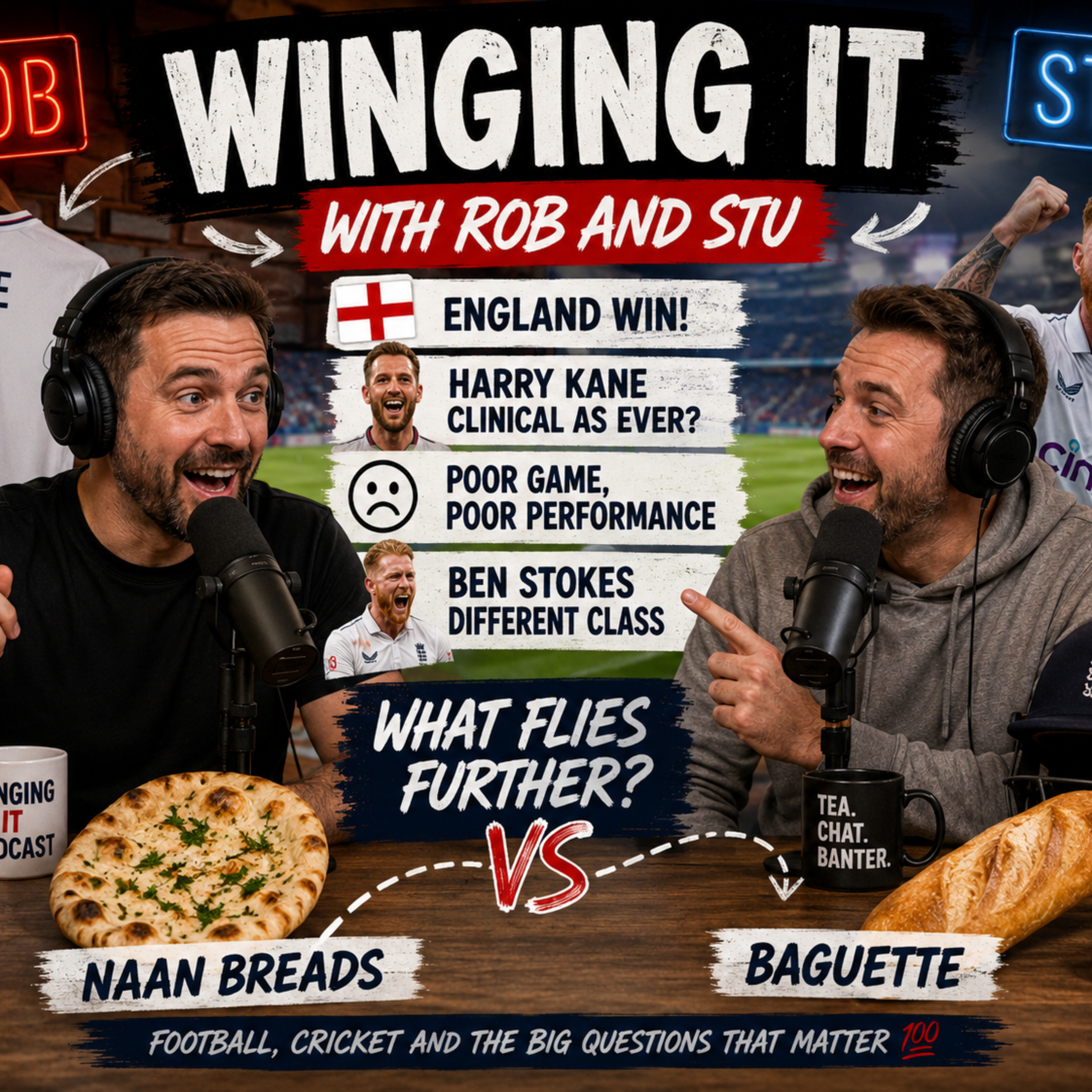 England vs Congo reaction episode artwork