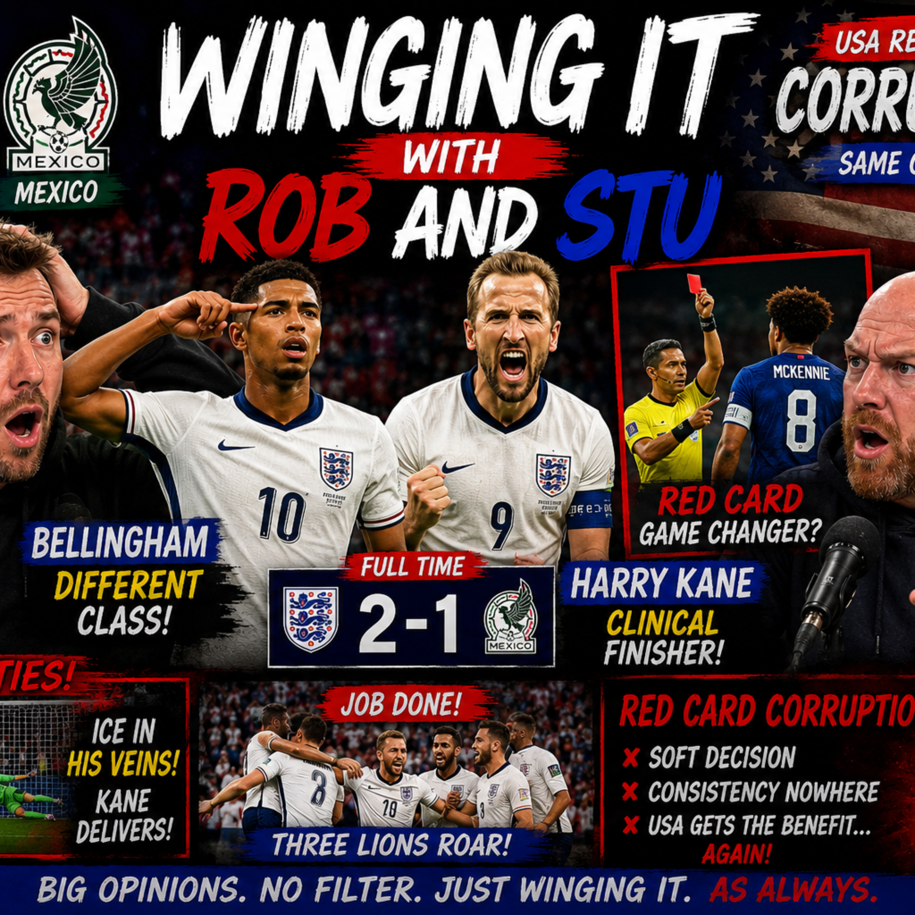 England vs Mexico match reaction!!! episode artwork