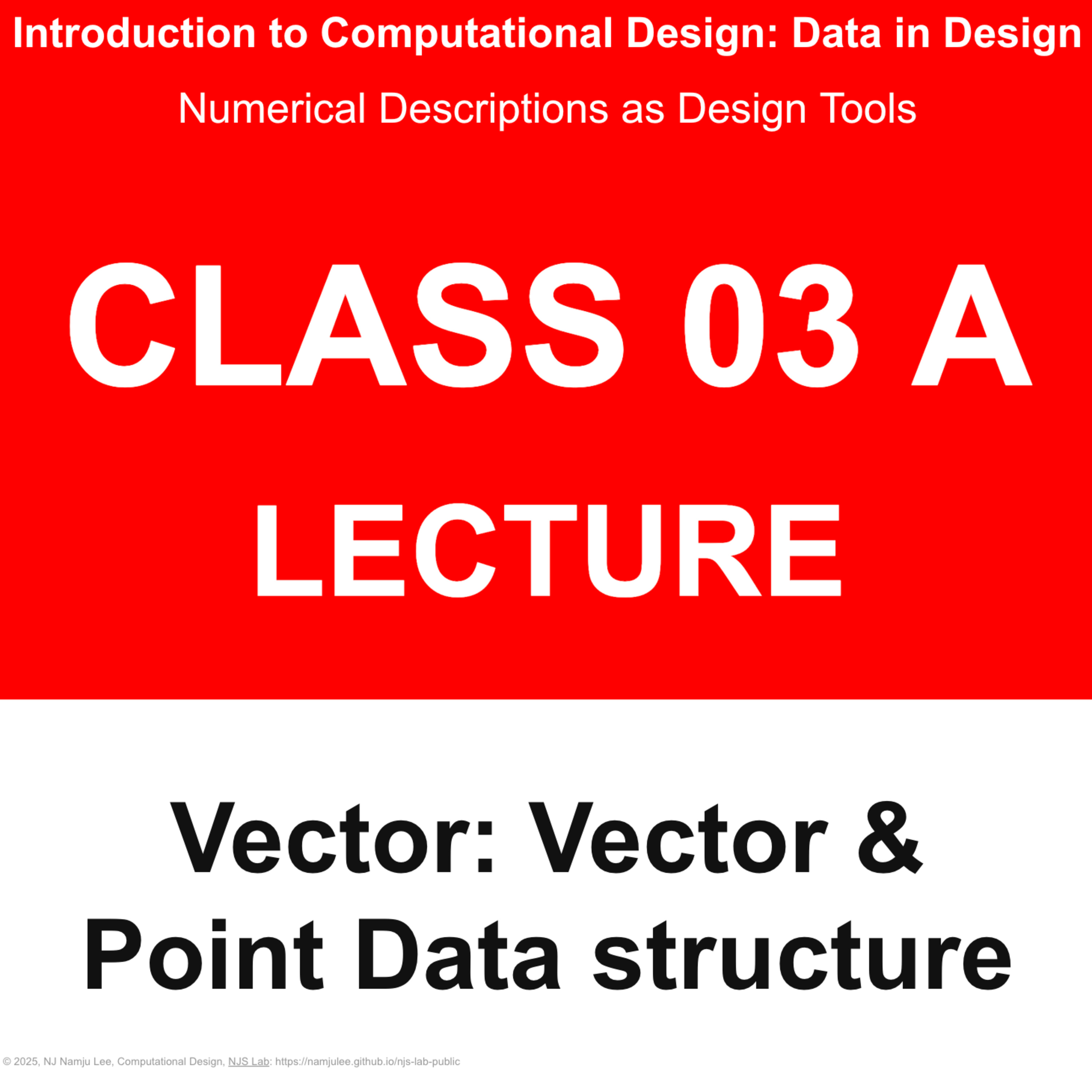 Class 03 A: Lecture - Vector & Point Data Structure episode artwork