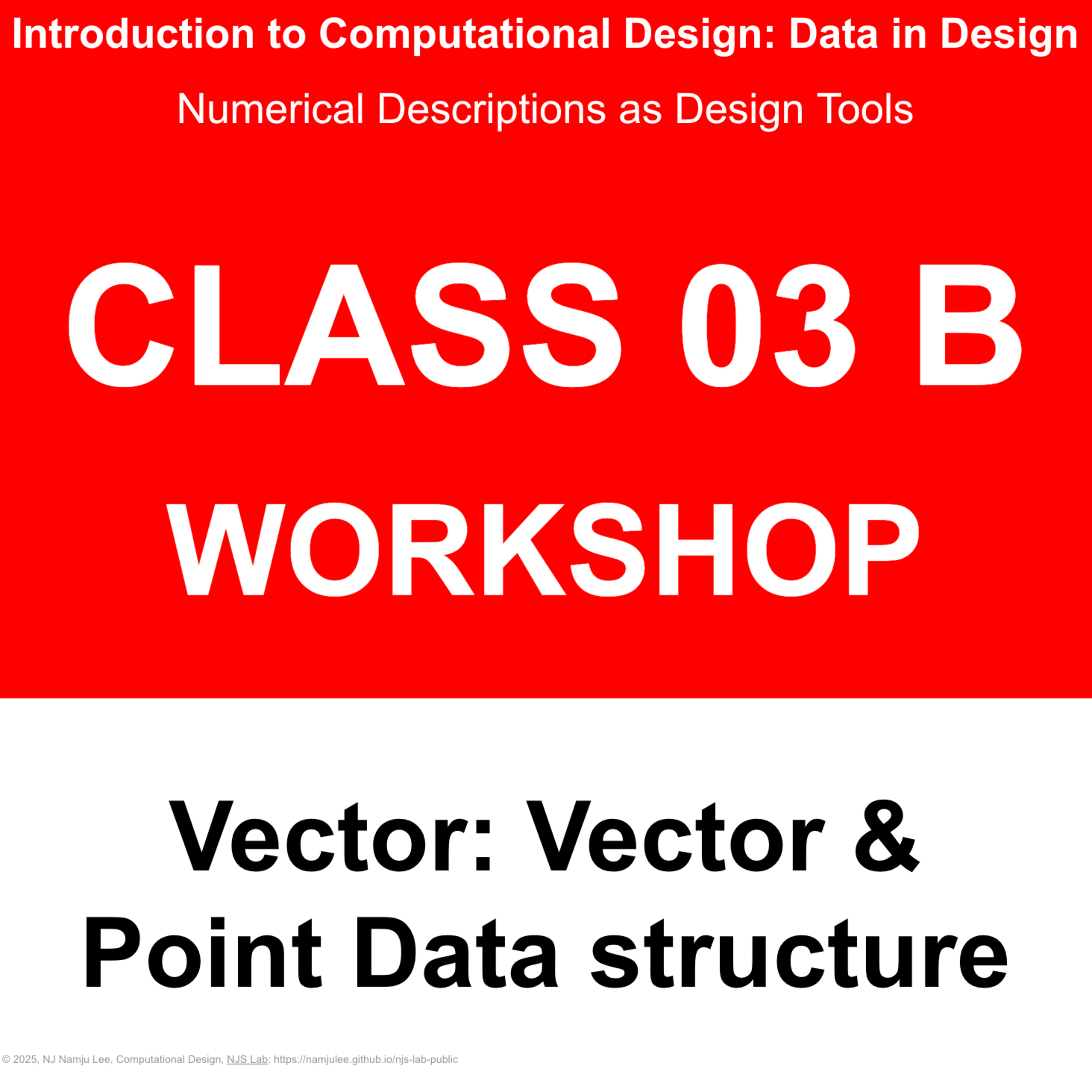 Class 03 B: Workshop - Vector & Point Data Structure episode artwork