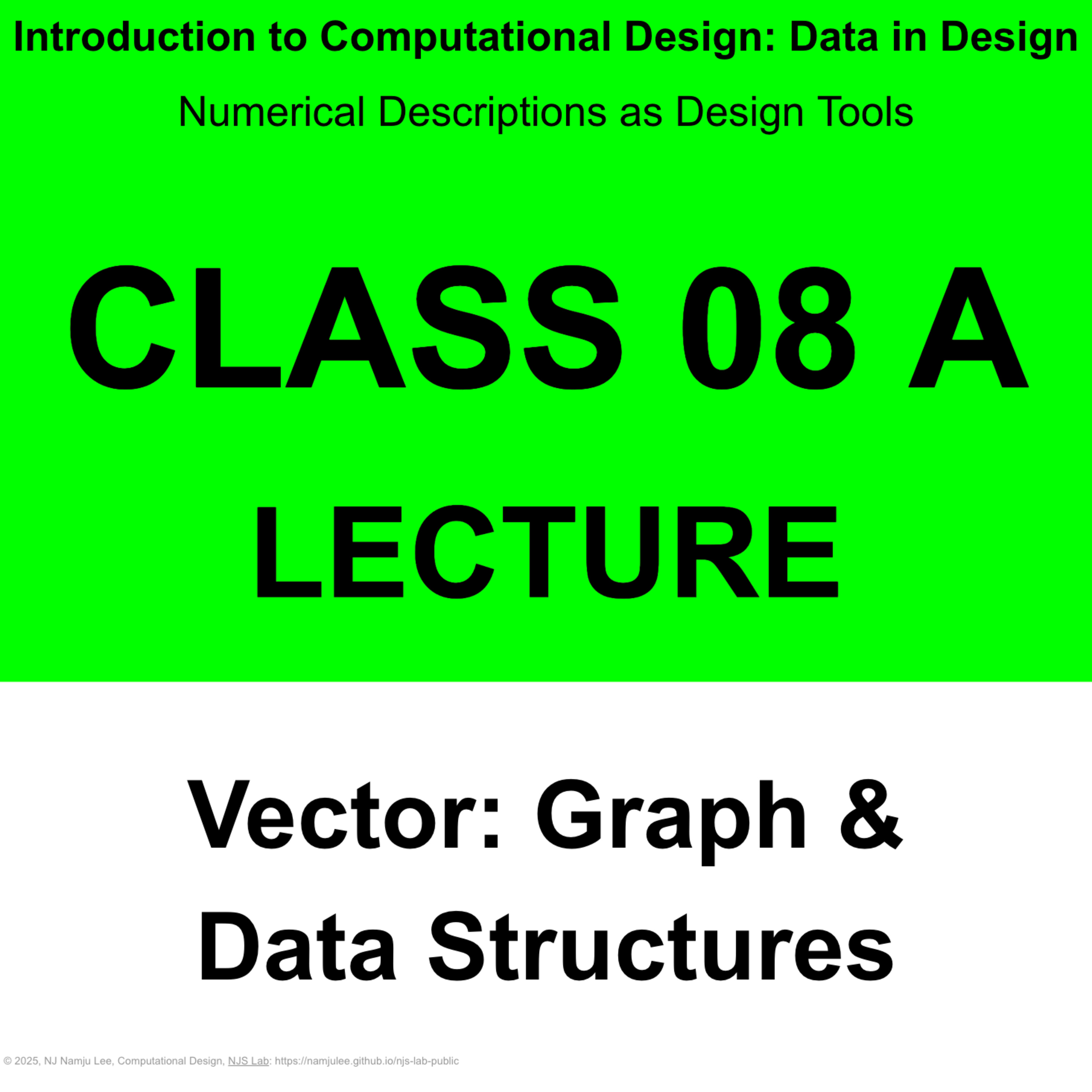 Class 08 A: Lecture - Graph & Network episode artwork