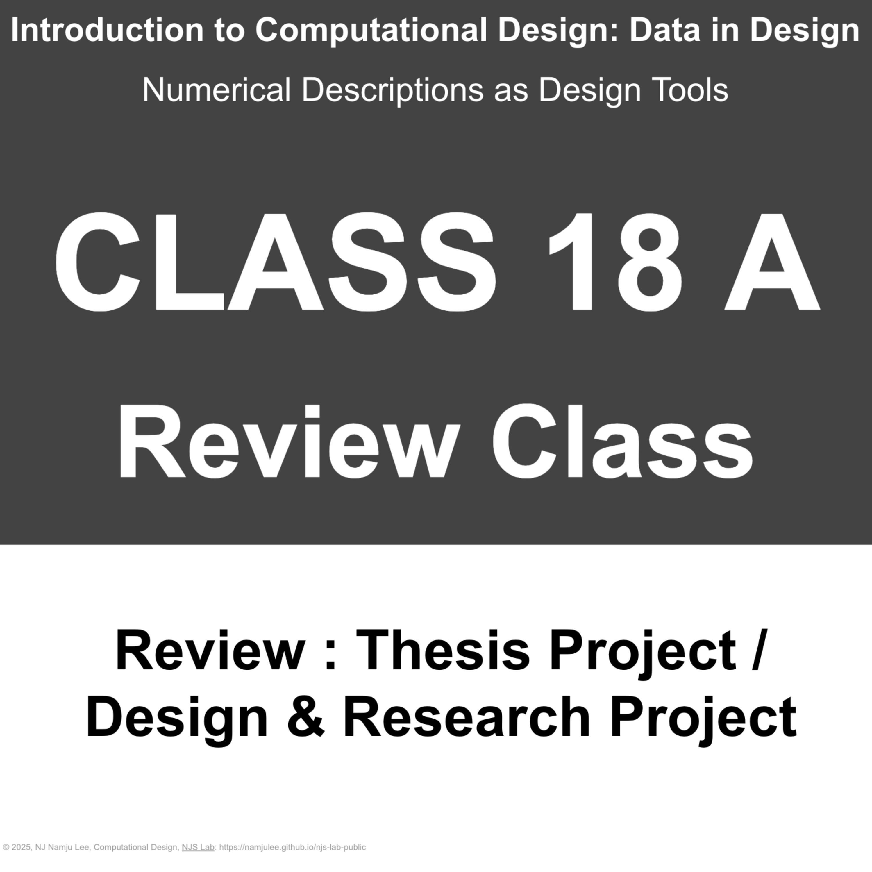 Class 18 A: Course Summary Session - Data in Design  episode artwork