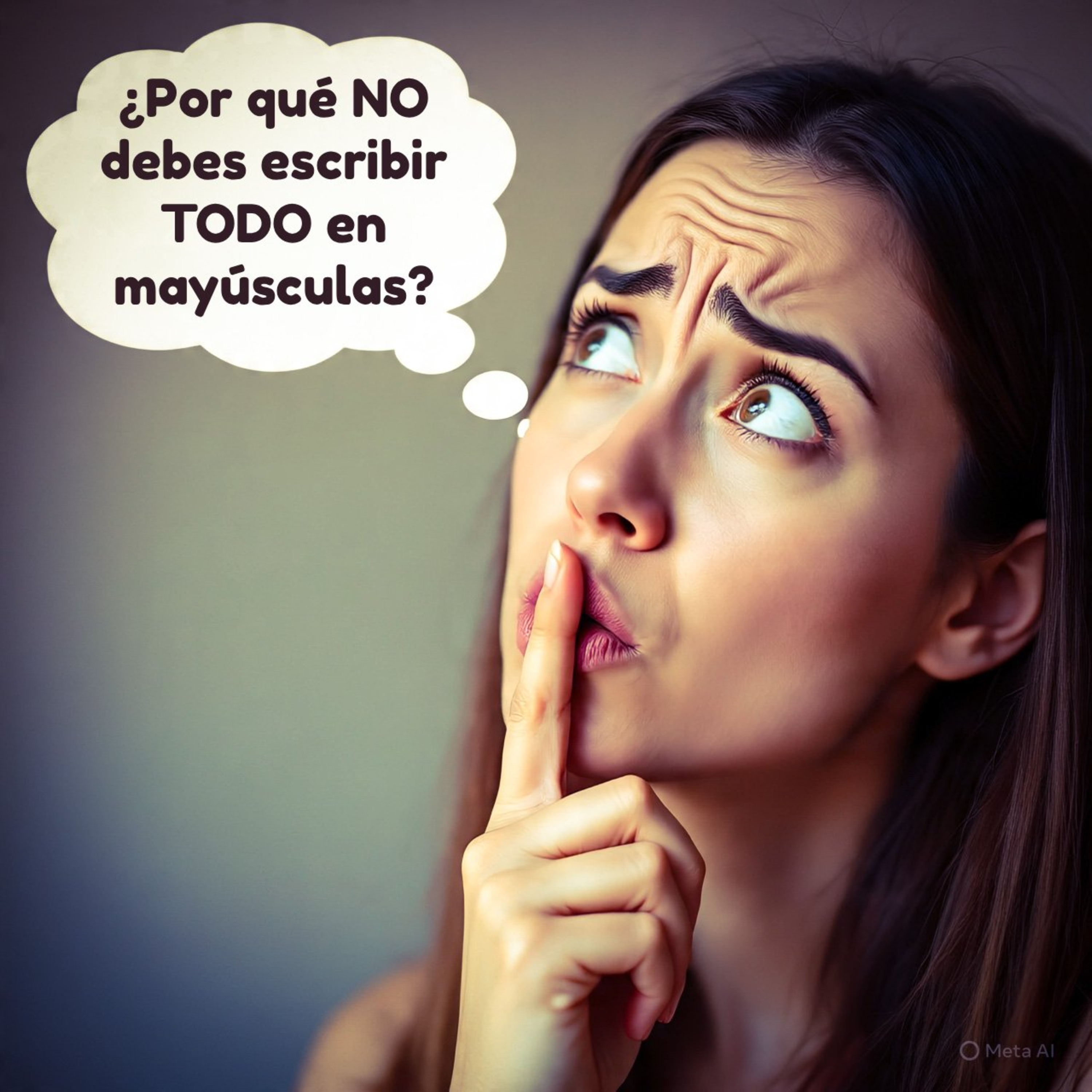 ¿Por qué 𝐧𝐨 debes escribir todo en mayúsculas? episode artwork