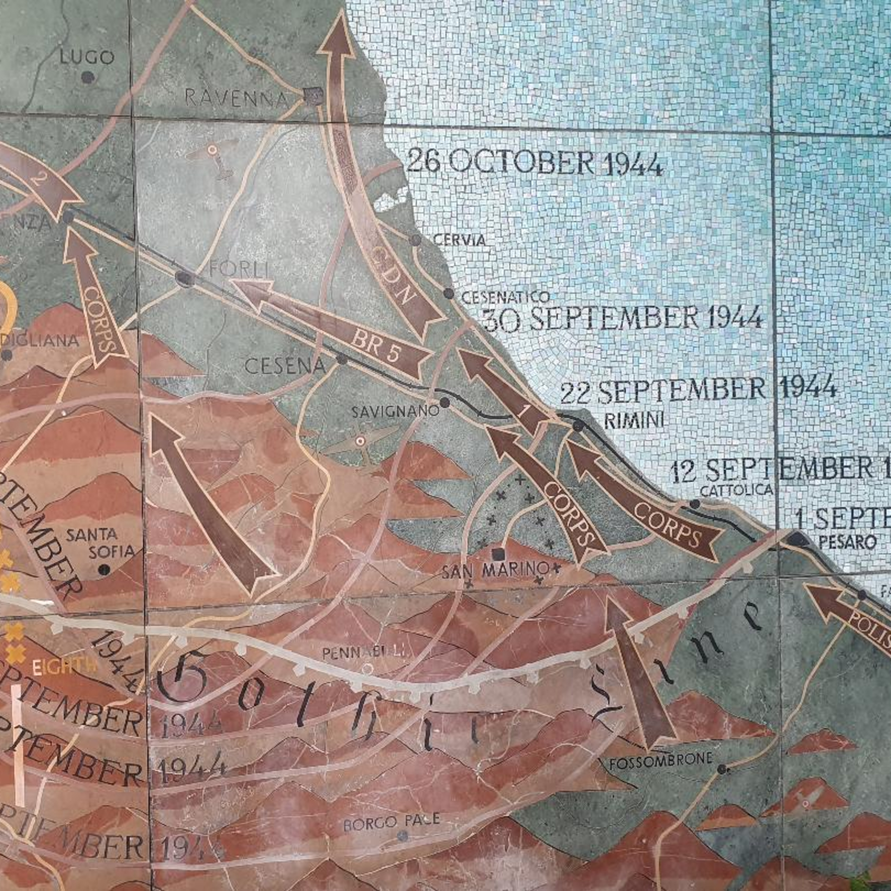 80 years on , WW II Gothic Line ghosts haunt modern day Italy