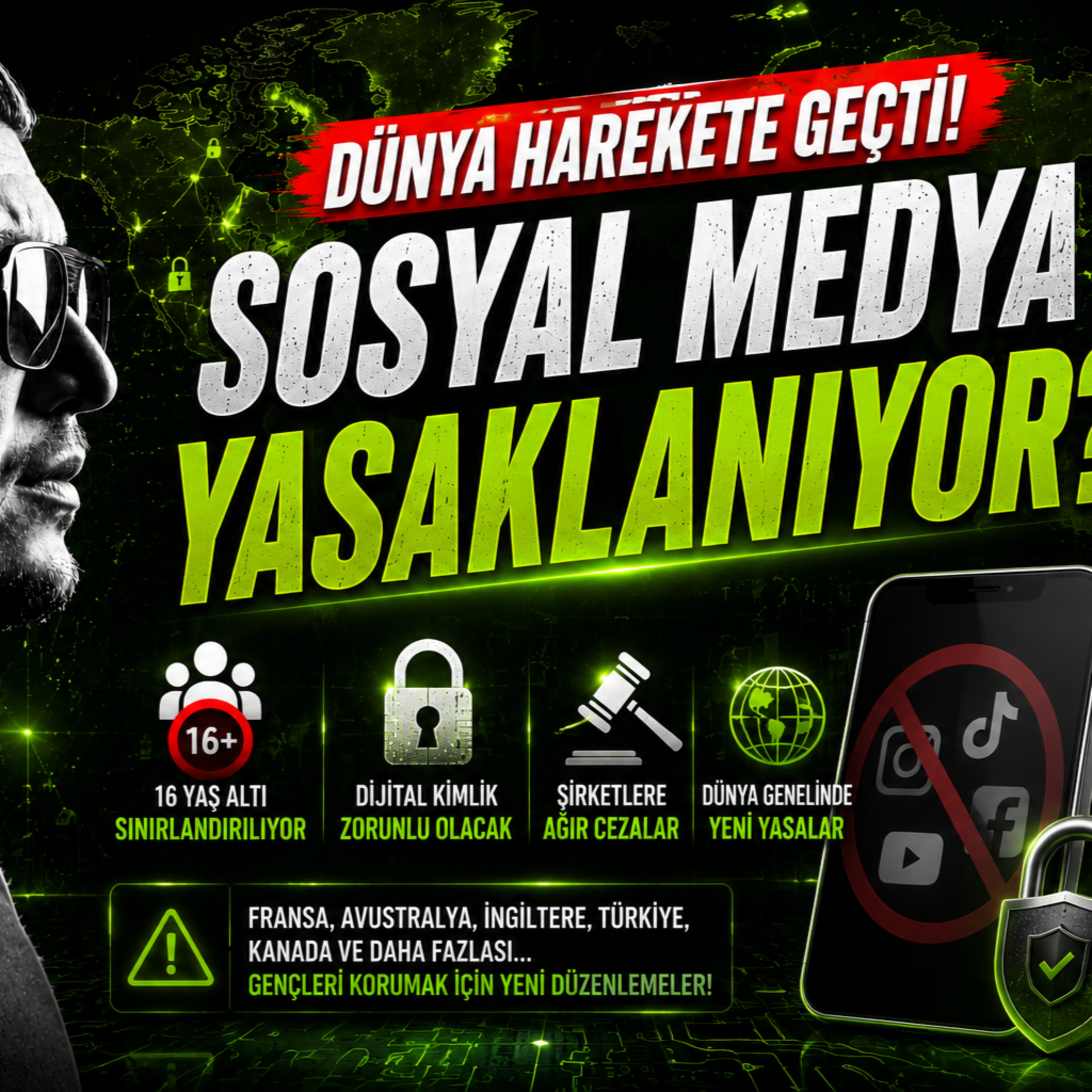 Gençlerin Sosyal Medya Kısıtlamalarına İlişkin Küresel Mevzuat Eğilimleri episode artwork