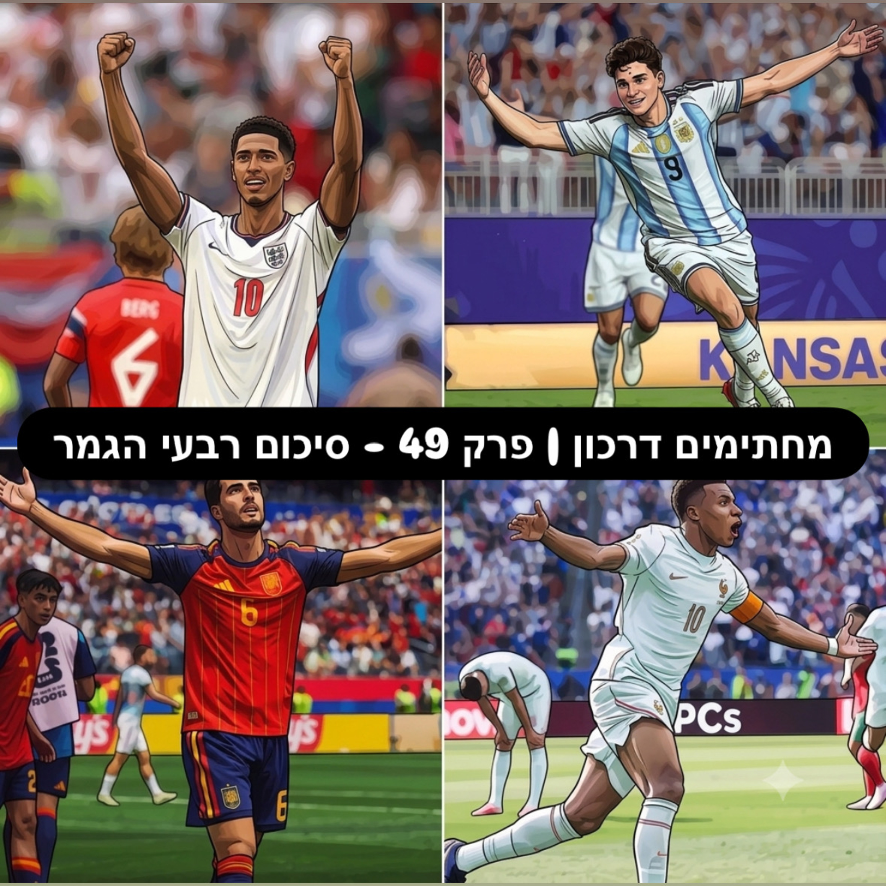 מחתימים דרכון | פרק 49 - סיכום רבעי הגמר  episode artwork