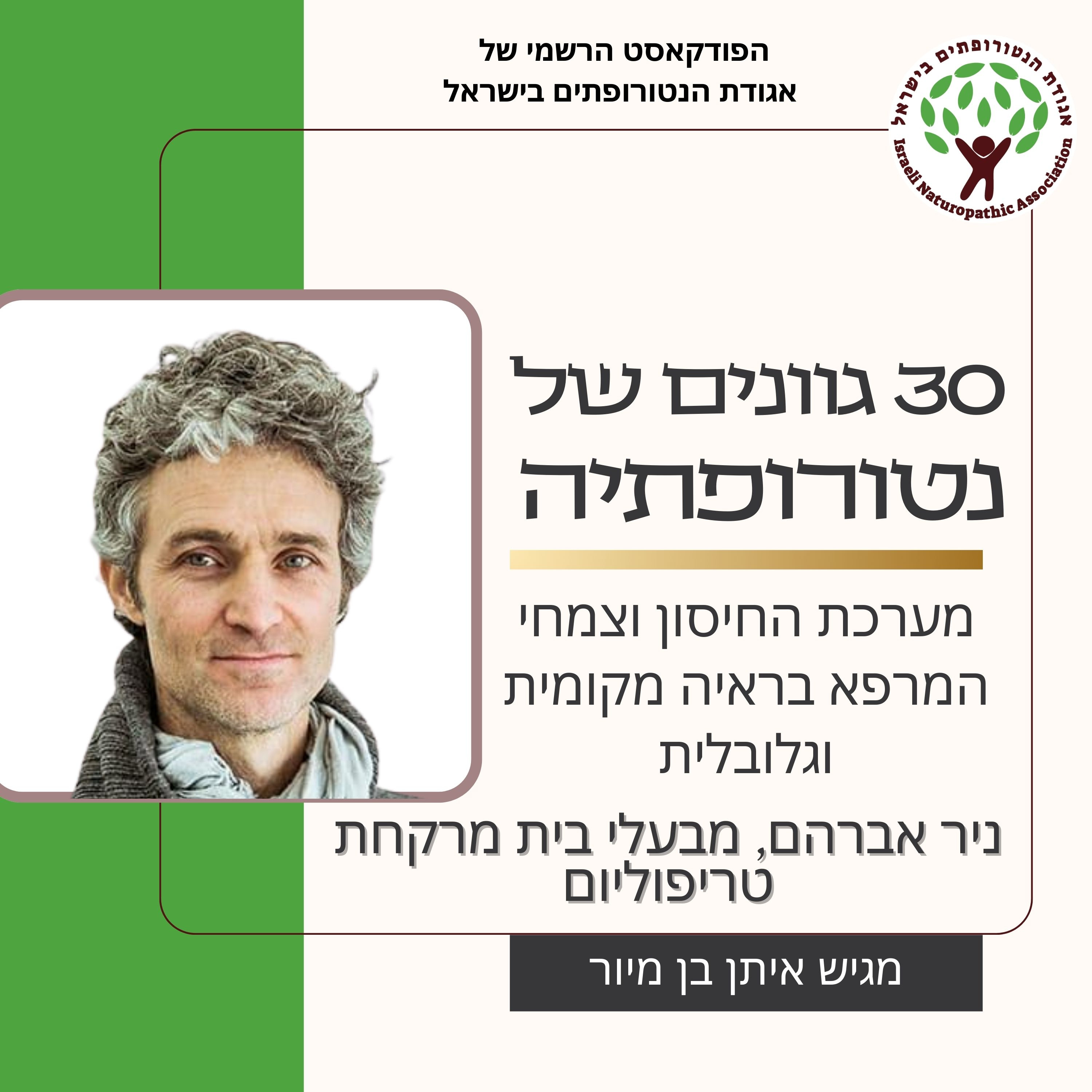 מערכת החיסון וצמחי המרפא בראיה מקומית וגלובלית - שיחה עם ניר אברהם, מבעלי בית מרקחת טריפוליום episode artwork