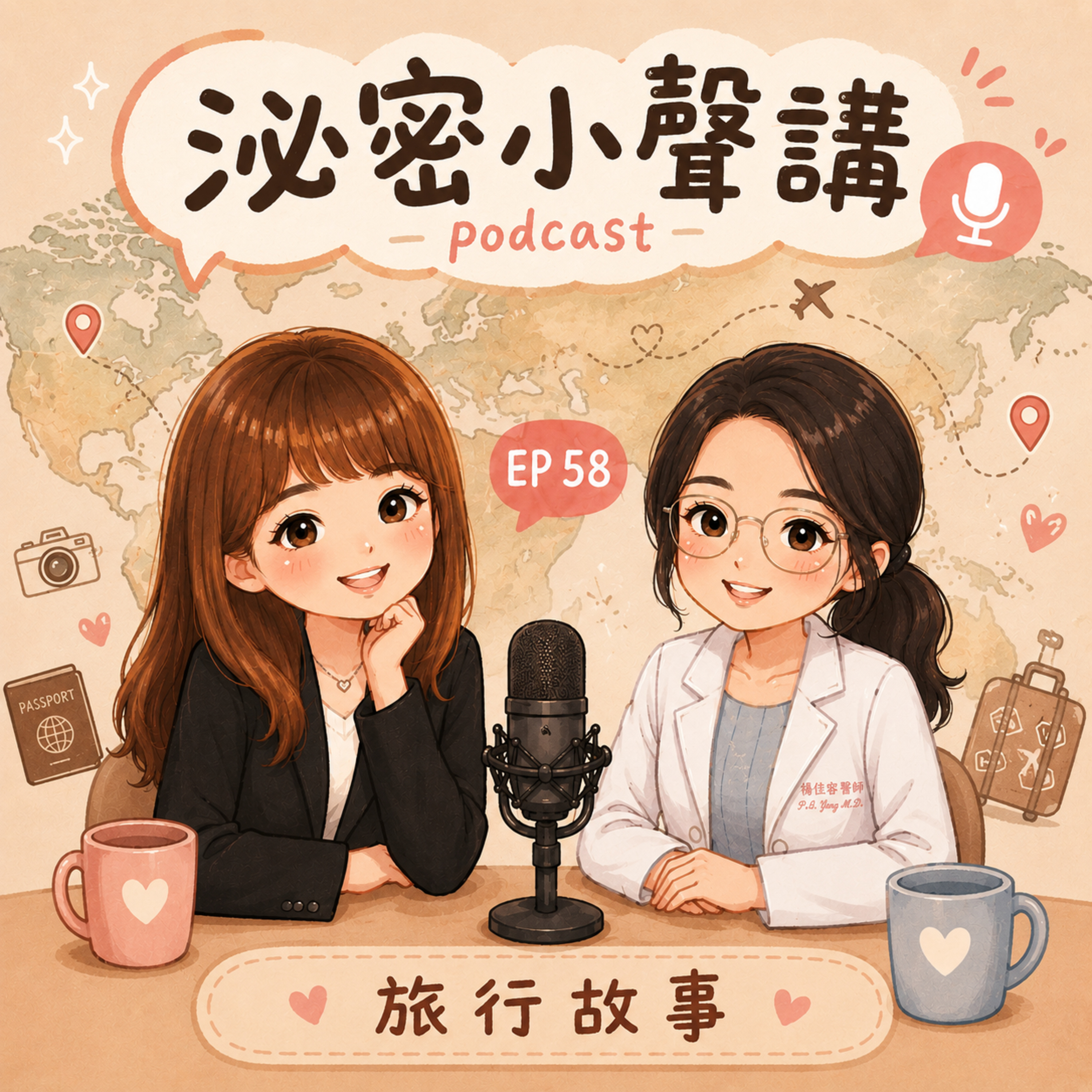 EP. 58 旅遊故事feat. Kitty Traveling Stories feat. Kitty Part 1  episode artwork