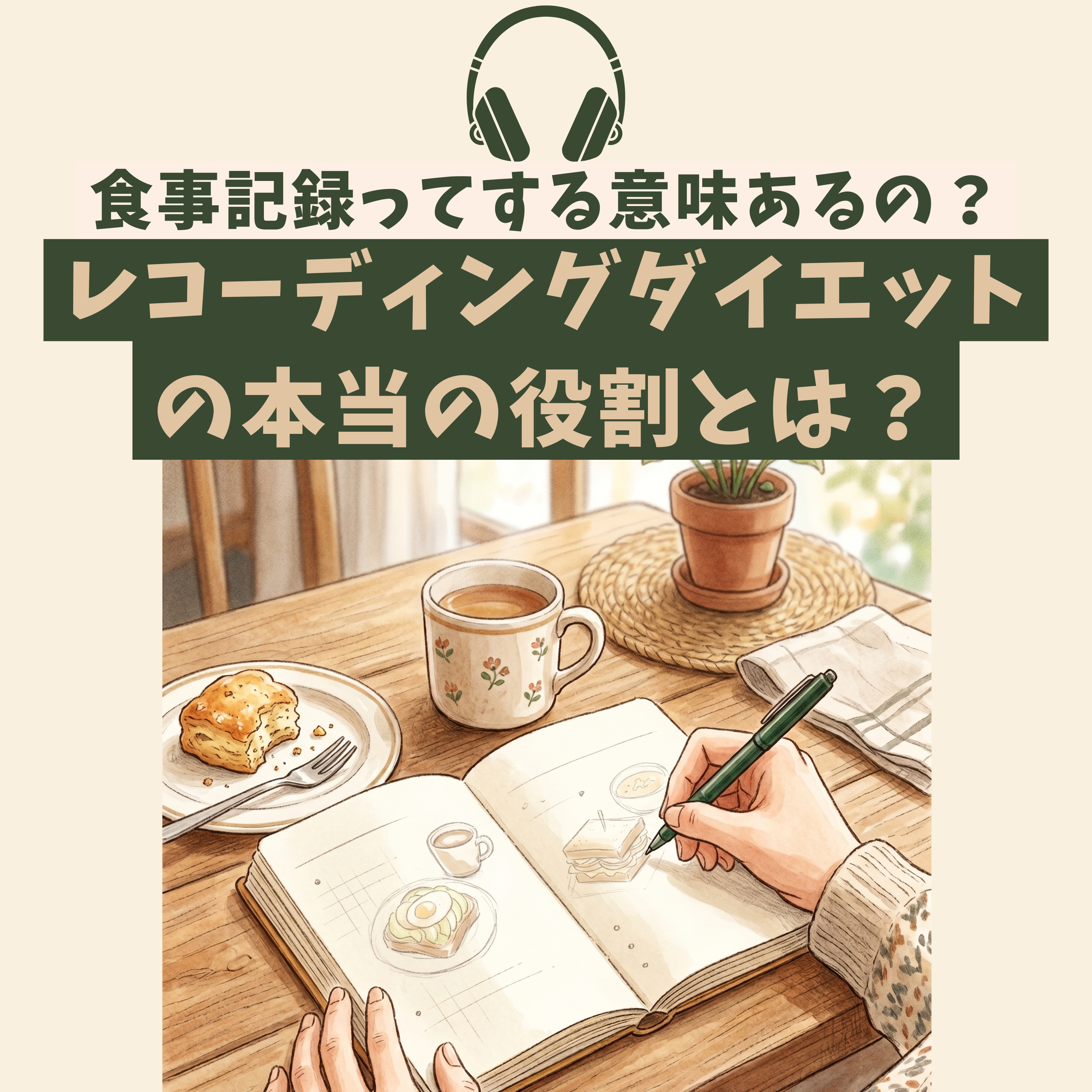 レコーディングダイエットってどうなの？他人の食事記録と見比べてみた episode artwork