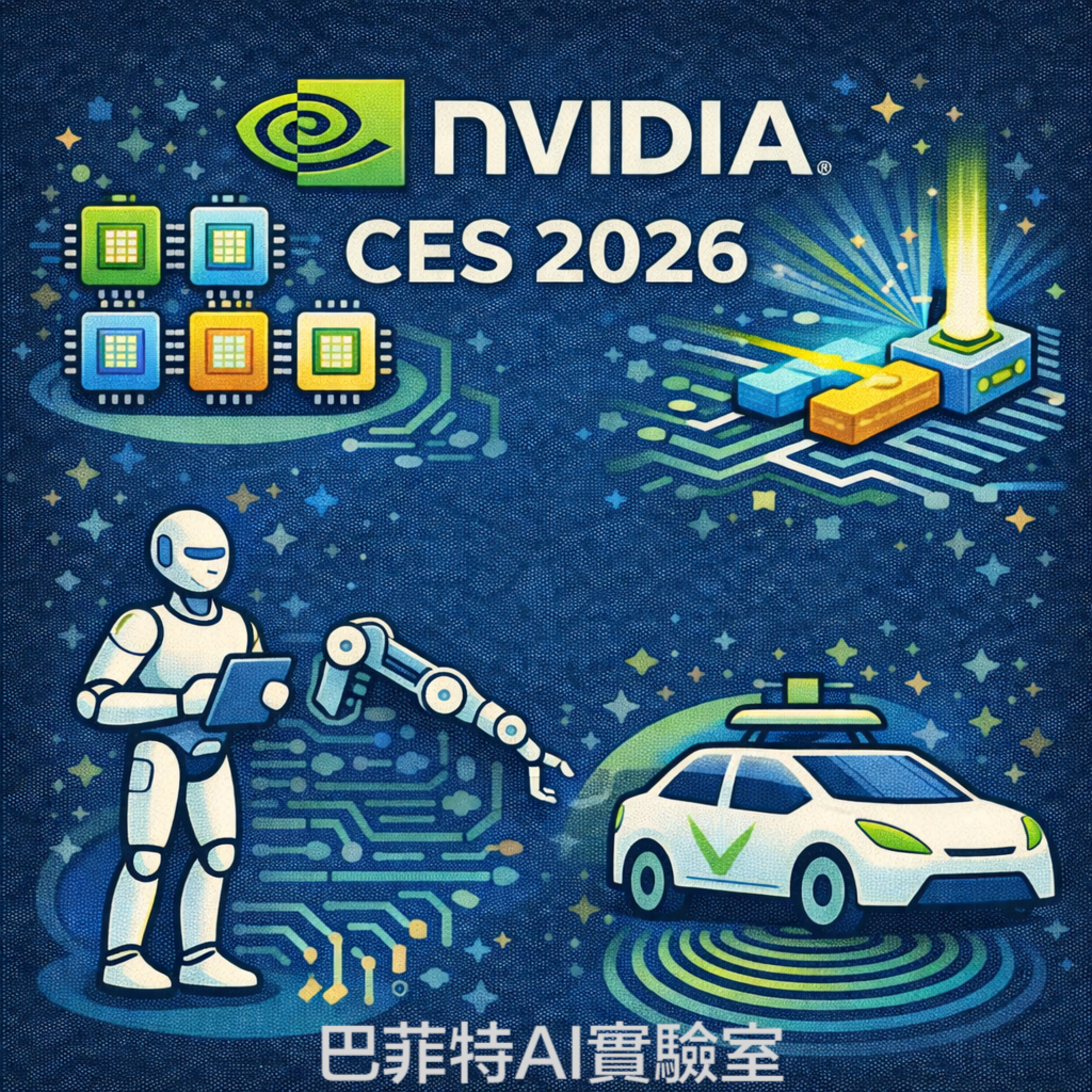 EP222 | 黃仁勳 2026 CES 震撼揭秘：Vera Rubin 平台與物理 AI 的「ChatGPT 時刻」。 (說明欄中有連結) episode artwork