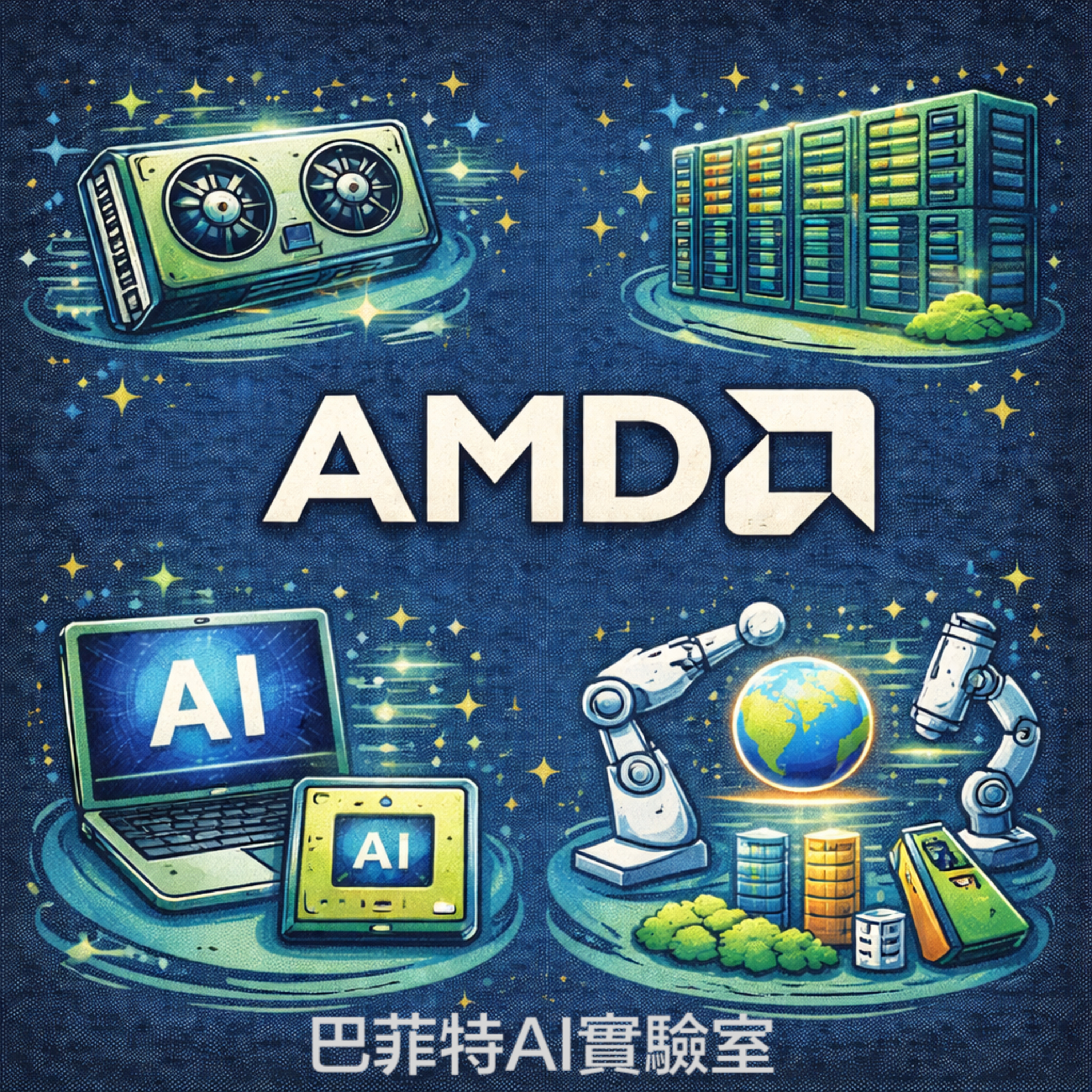 EP229 | AMD 逆襲戰：蘇姿丰攜手 OpenAI 佈局 6GW 算力，Helios 平台如何突圍 NVIDIA 壟斷？ (說明欄中有連結) episode artwork