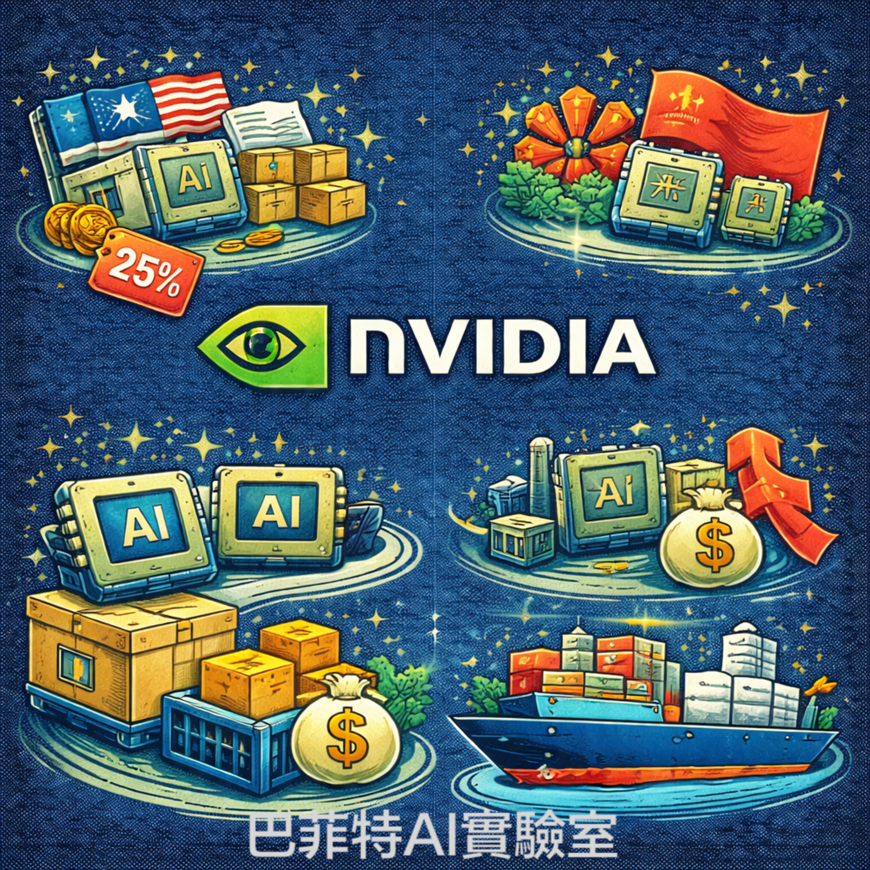 EP231 | 晶片稅下的博弈：NVIDIA H200 獲准銷中卻遭抽成 25%，地緣政治如何重塑 AI 霸權與你的投資組合？ (說明欄中有連結) episode artwork
