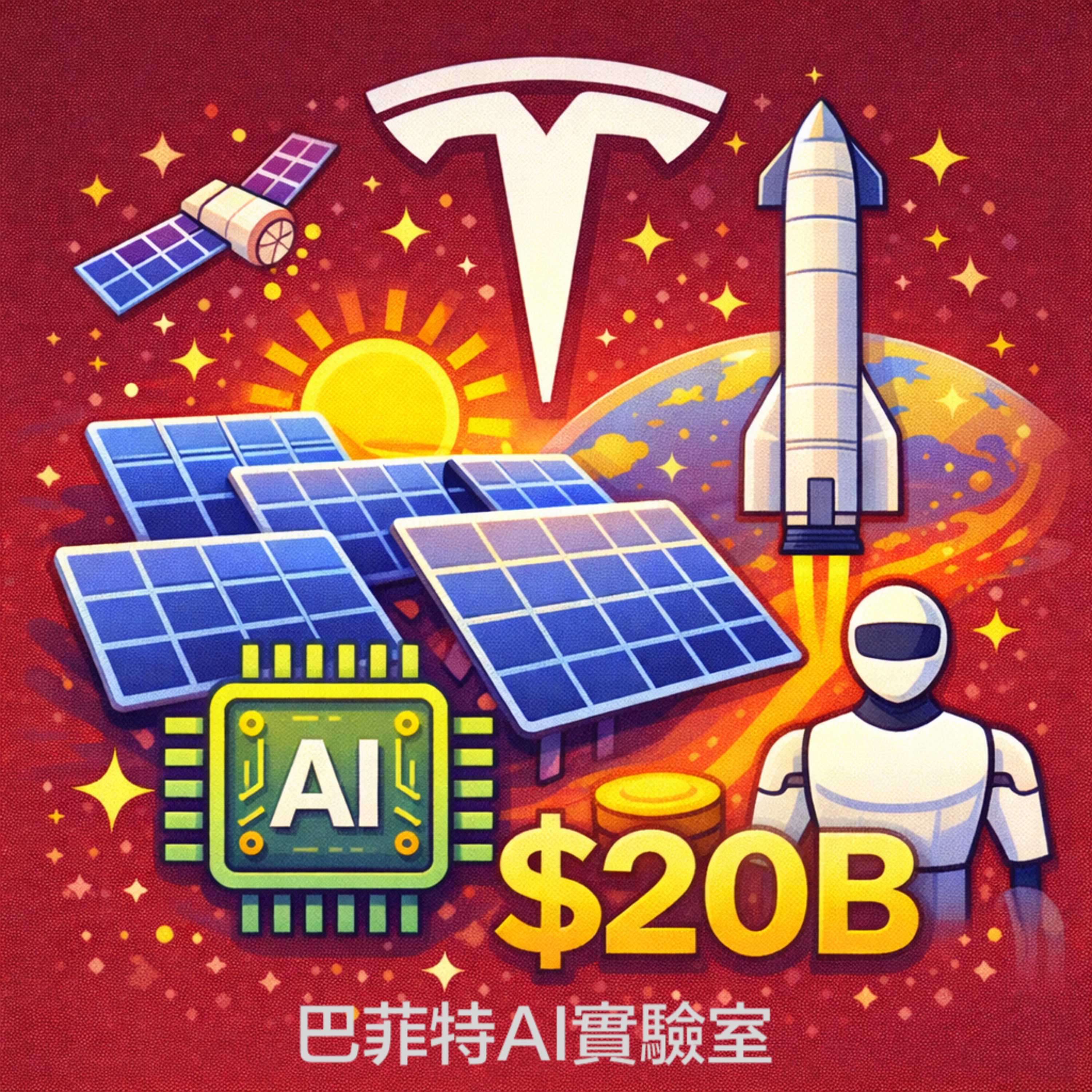EP254 | 特斯拉的無限能源策略：從 100GW 太陽能到 SpaceX xAI 併購，揭秘特斯拉如何定義「物理 AI」霸權。 (說明欄中有連結) episode artwork