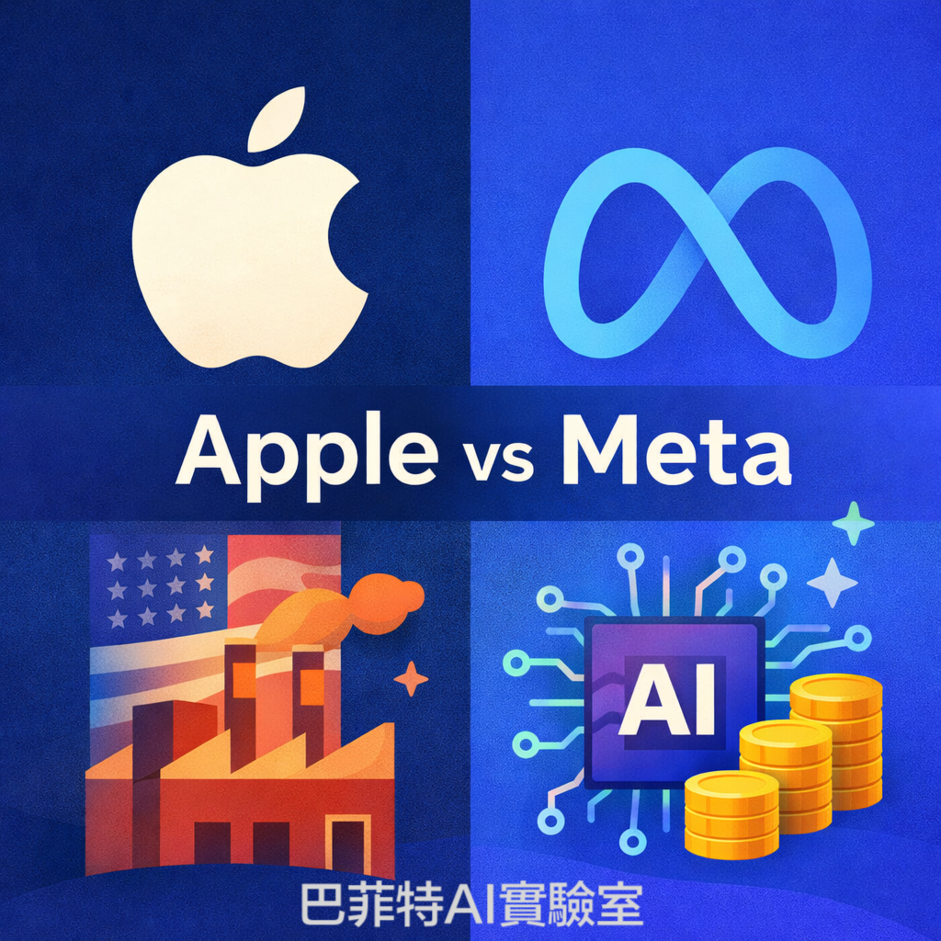 EP288 | 科技巨頭新佈局：Apple 供應鏈回防美國與 Meta 的 AI 戰略。 (說明欄中有連結) episode artwork
