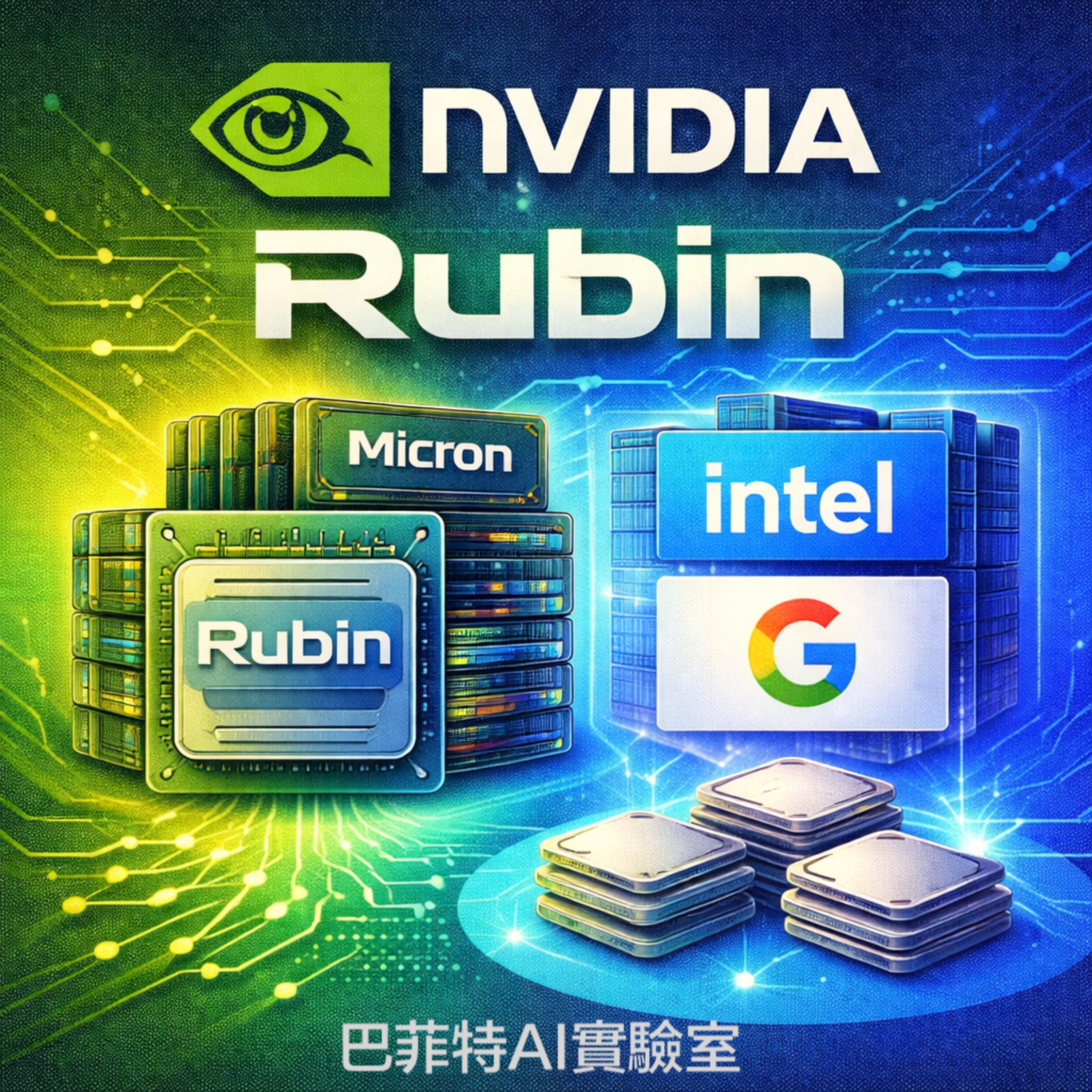 EP299 | 從 NVIDIA Rubin 到 Intel 與 Google 戰略合作：探討 AI 投資地圖的關鍵轉折點。 (說明欄中有連結) episode artwork