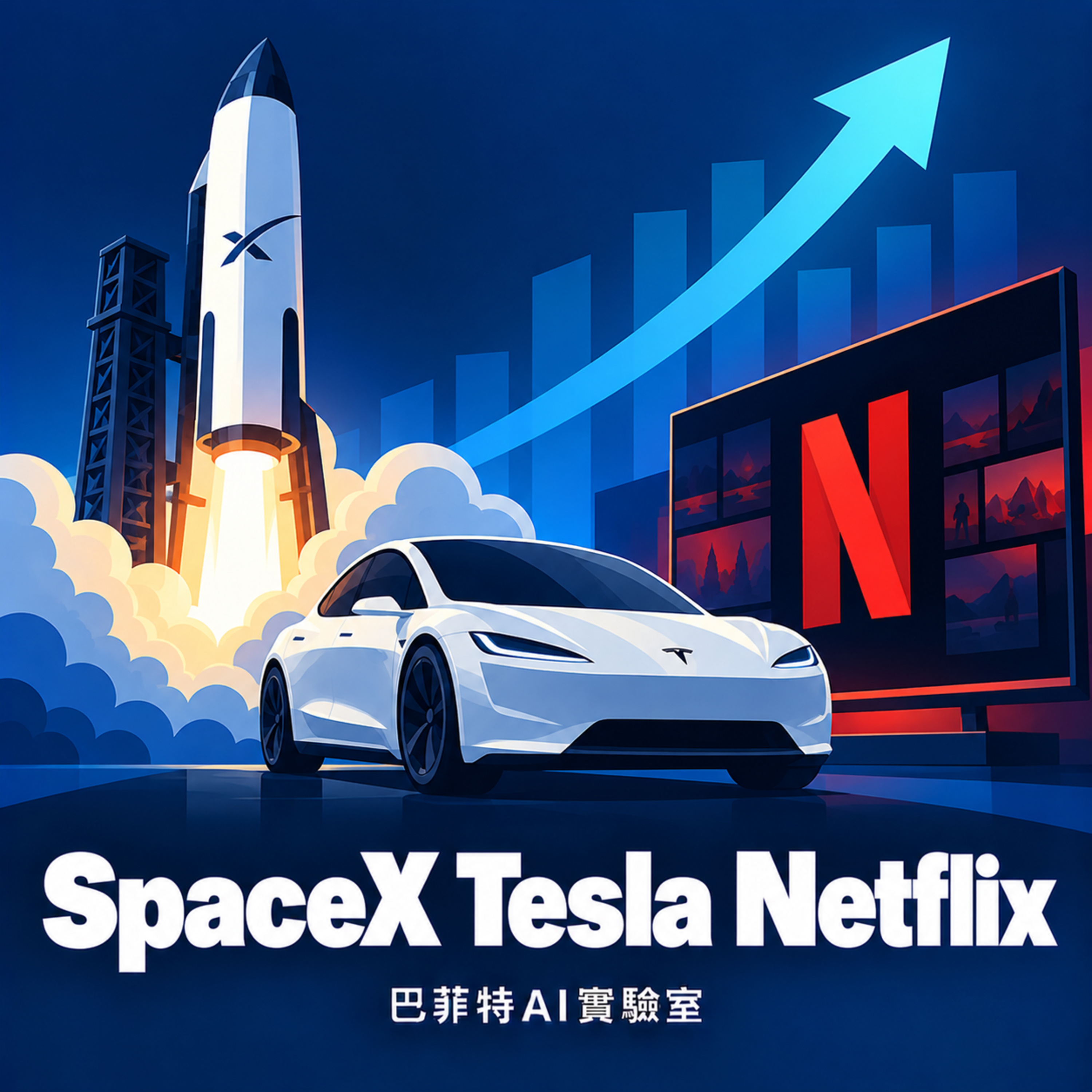 EP457 | SpaceX與Netflix的估值分水嶺：成長能否轉為現金流？ (說明欄有報表連結)