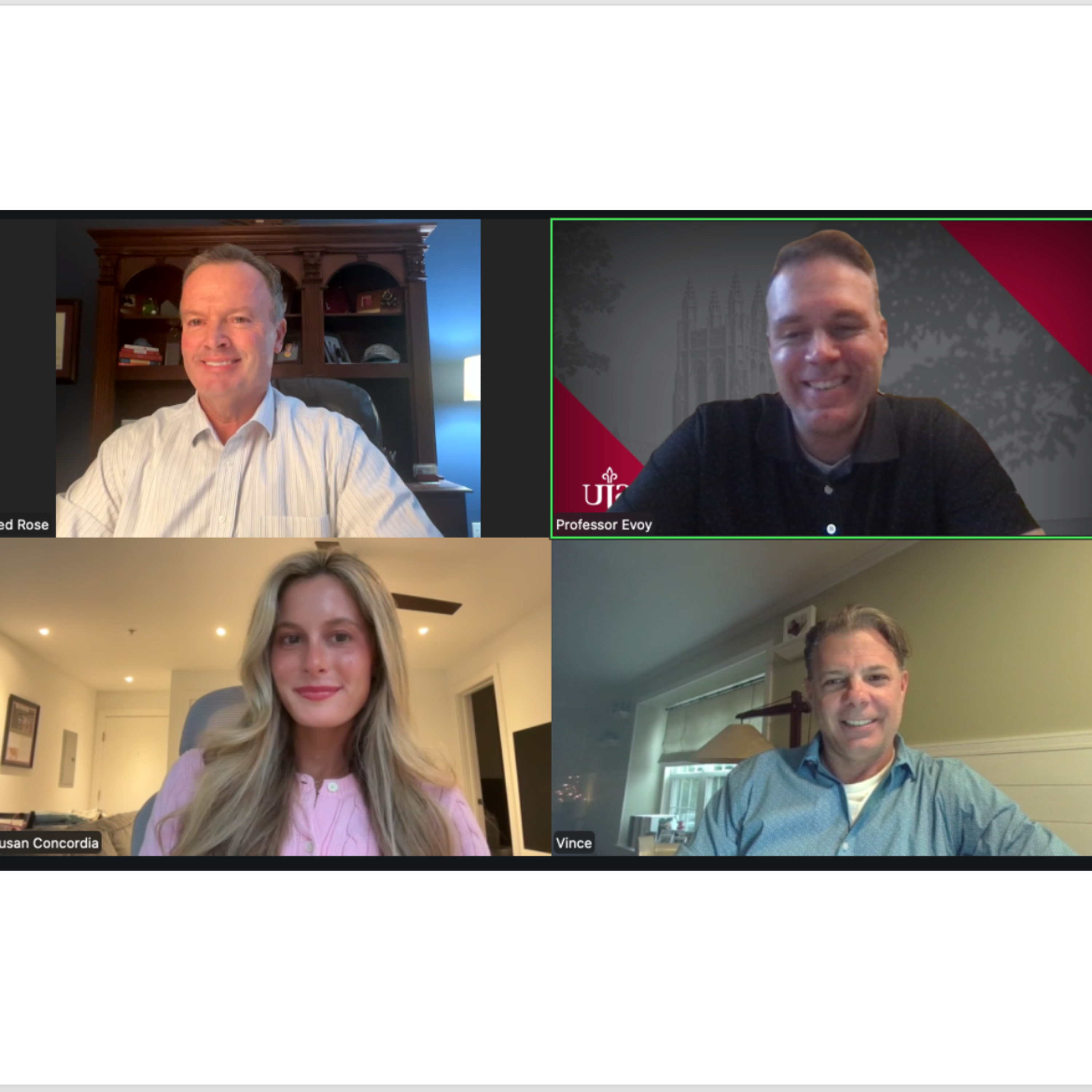 Ted Rose (Pharma Sales Leader) & Vince Schaefffer (Thought Leader Liaison Leader) are interviewed by Susan Concordia & Jon Evoy