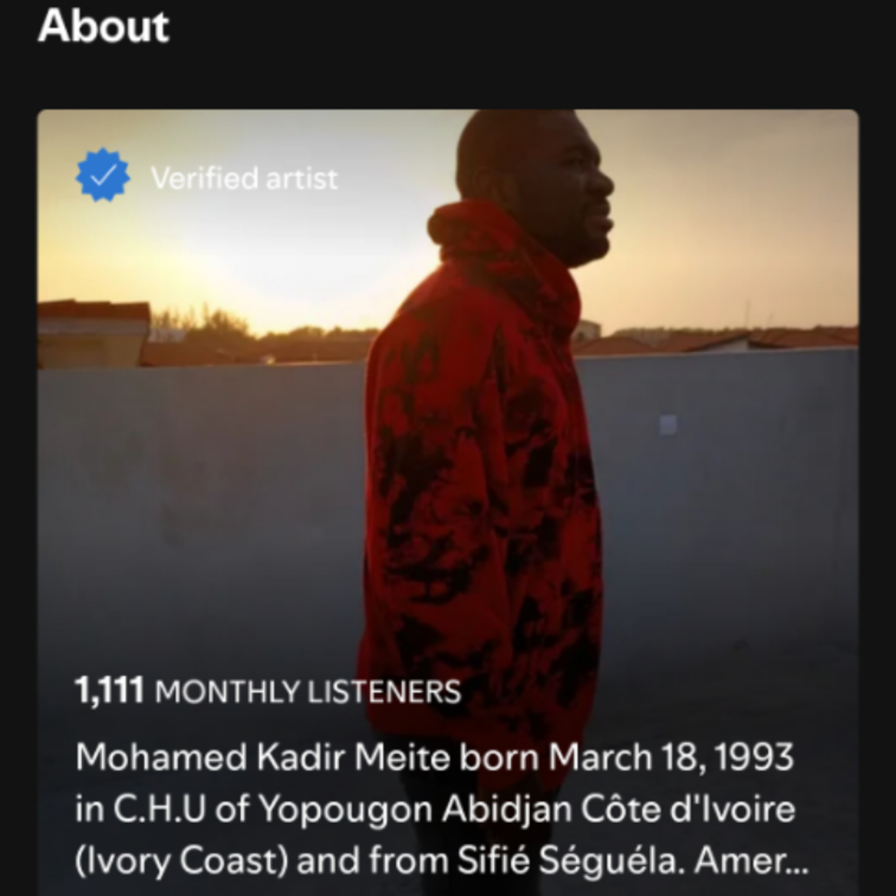 Mohamed Kadir Meite Pendant des années lumière episode artwork