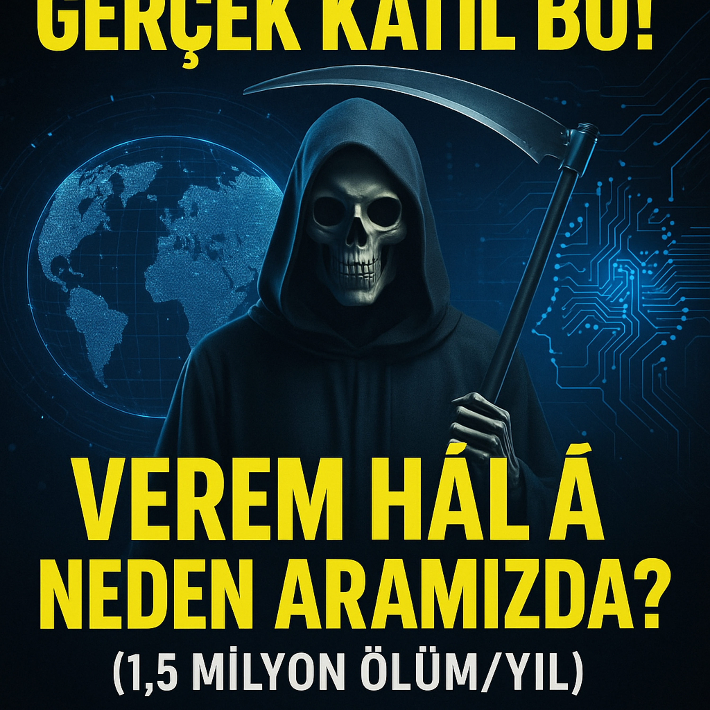 Bölüm [54]: Gerçek KATİL Bu! VEREM Hâlâ Neden Aramızda? (1.5 Milyon Ölüm/Yıl) episode artwork