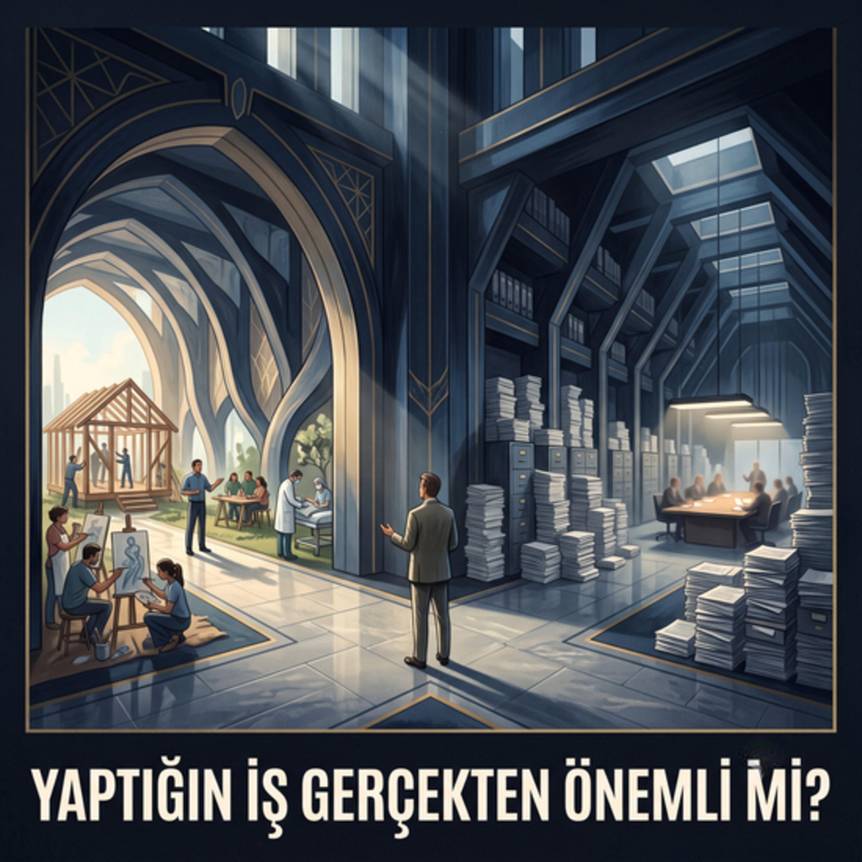 #141 | Yaptığın İş Hiç Var Olmasa Kimse Fark Eder mi? | Bullshit Jobs - David Graeber episode artwork