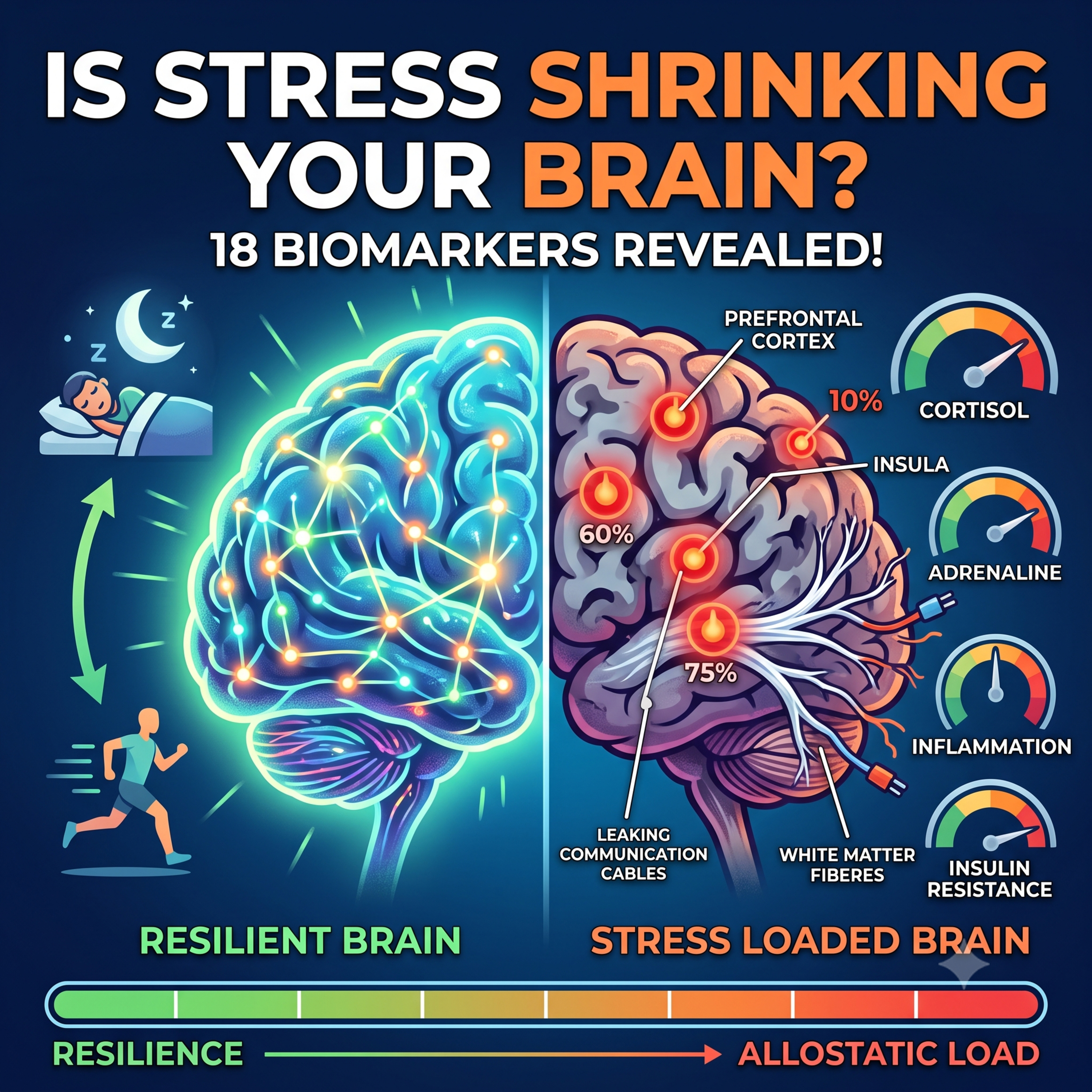 How Stress Literally Shrinks Your Brain (And How To Fight Back) episode artwork