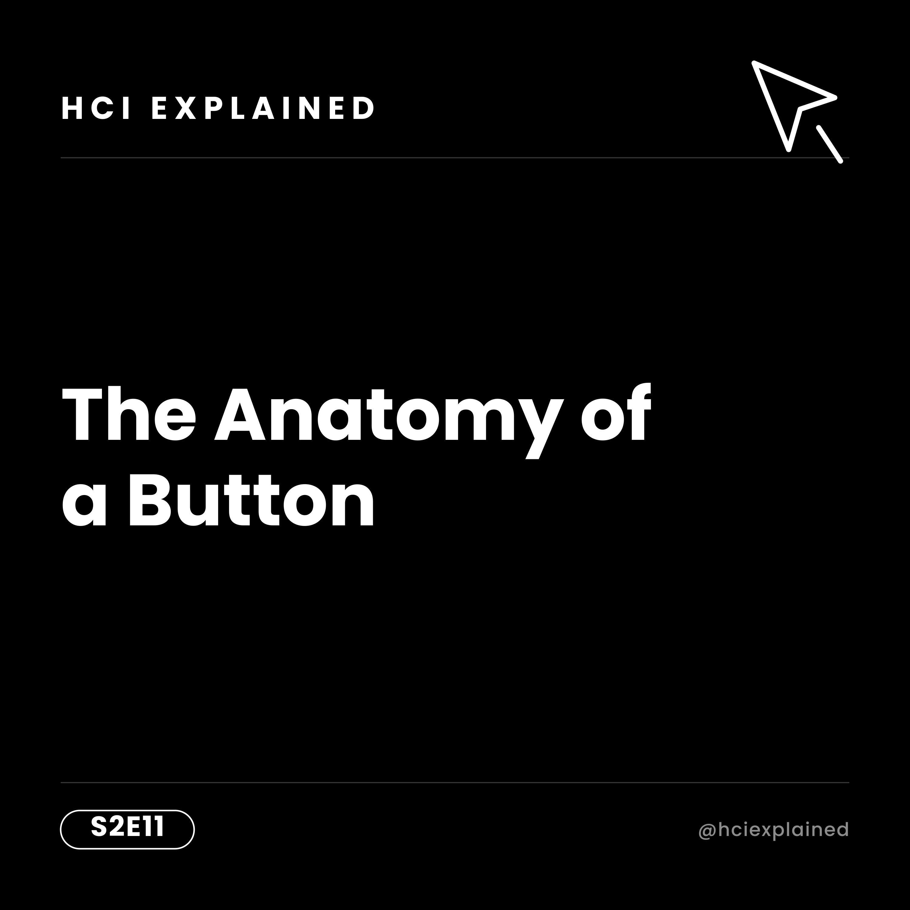 The Anatomy of a Button #HCIExplained S2E11 episode artwork