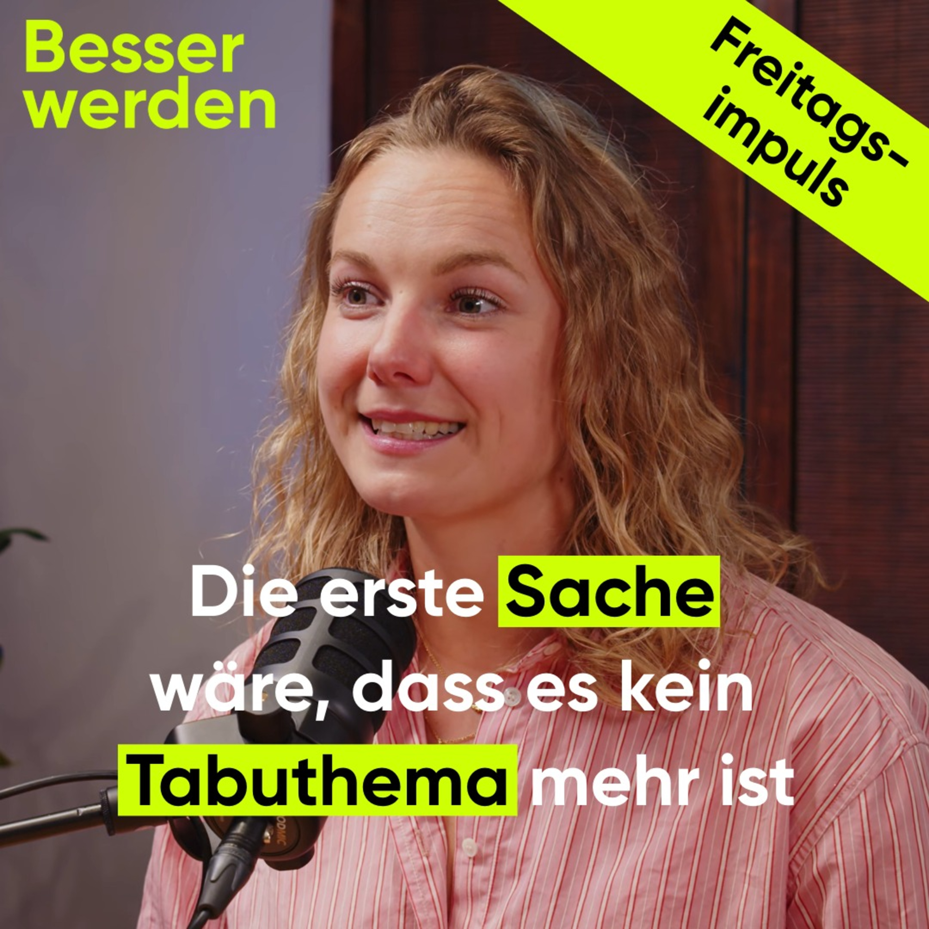 "Die erste Sache wäre, dass es kein Tabuthema mehr ist" - Zyklus- und Hormon-Expertin Vanessa Martin | Freitagsimpuls episode artwork