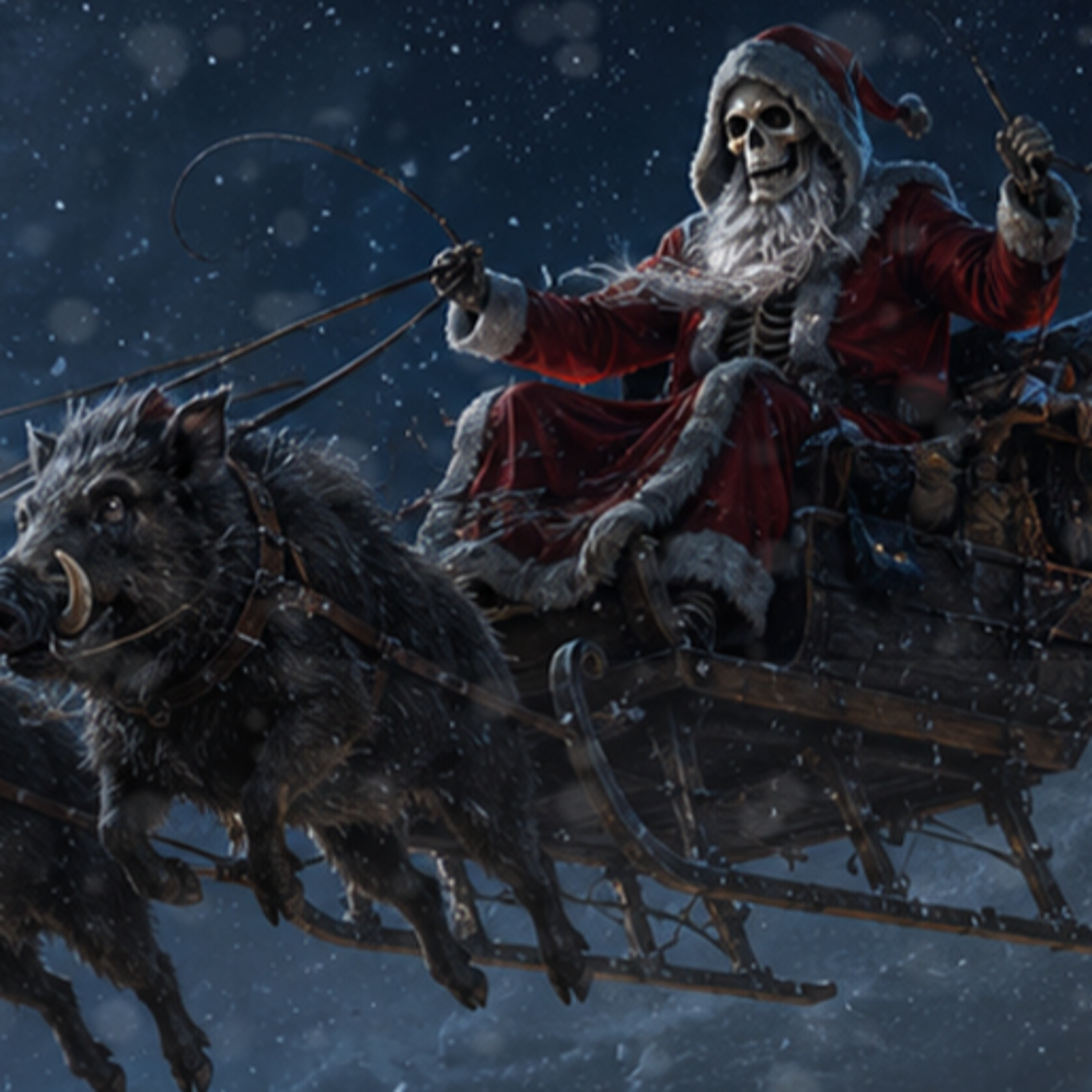 Hogfather - Terry Pratchett's Discworld Month episode artwork