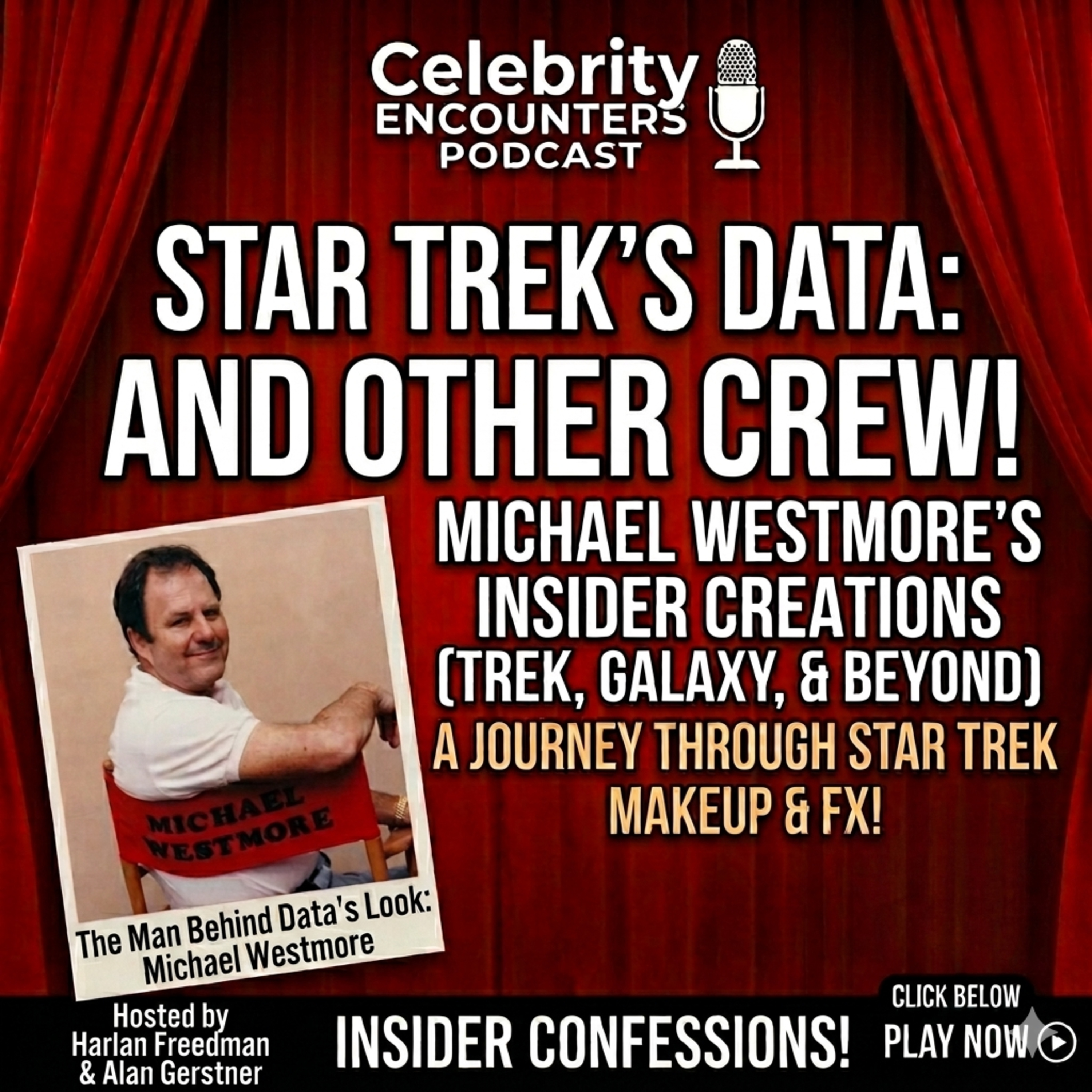 Creating Star Trek DATA, Making Rocky, & other Backstage Secrets with Liz Taylor | Michael Westmore episode artwork