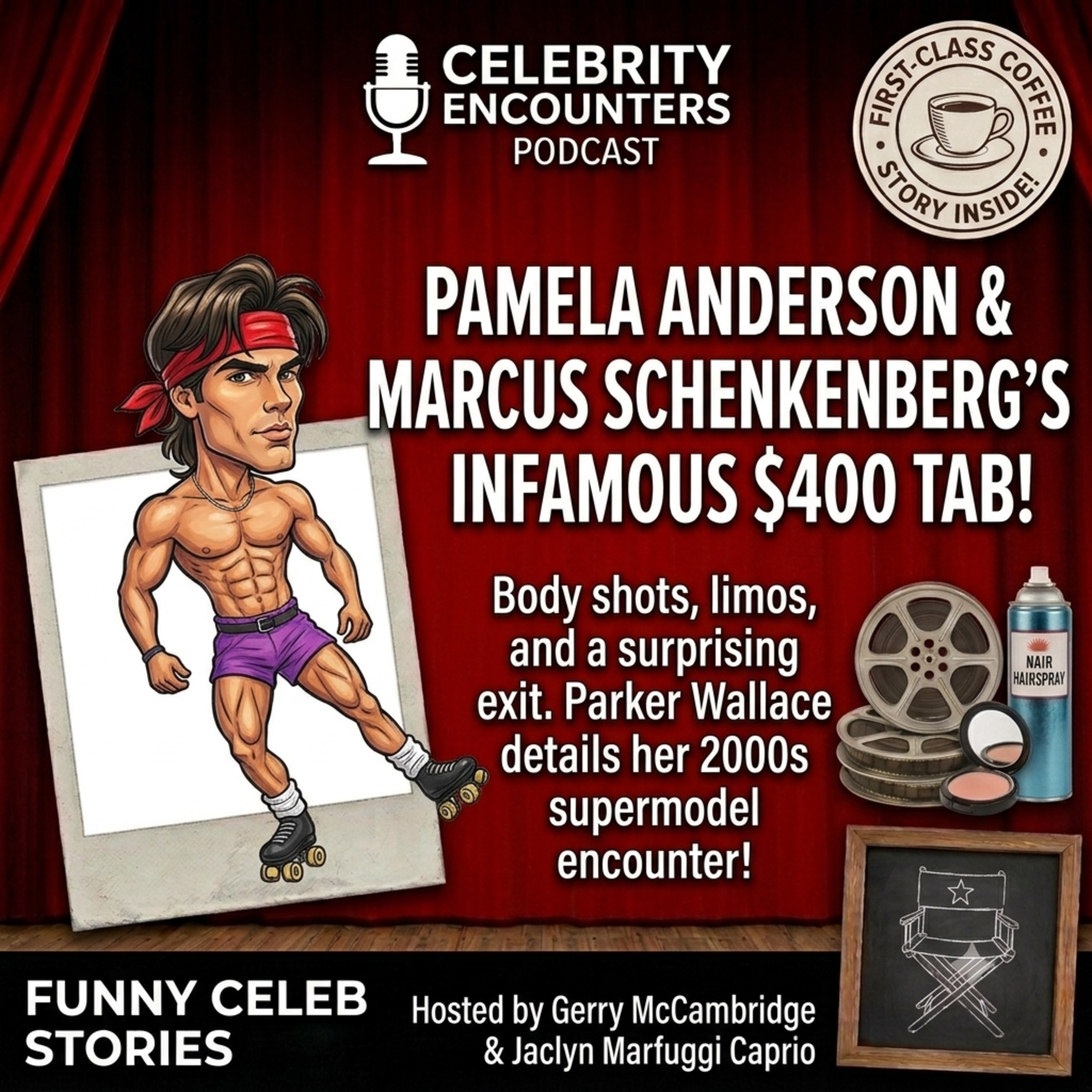 Pamela Anderson, Marcus Schenkenberg & a $400 Bar Bill! | Celeb Parker Wallace Story episode artwork