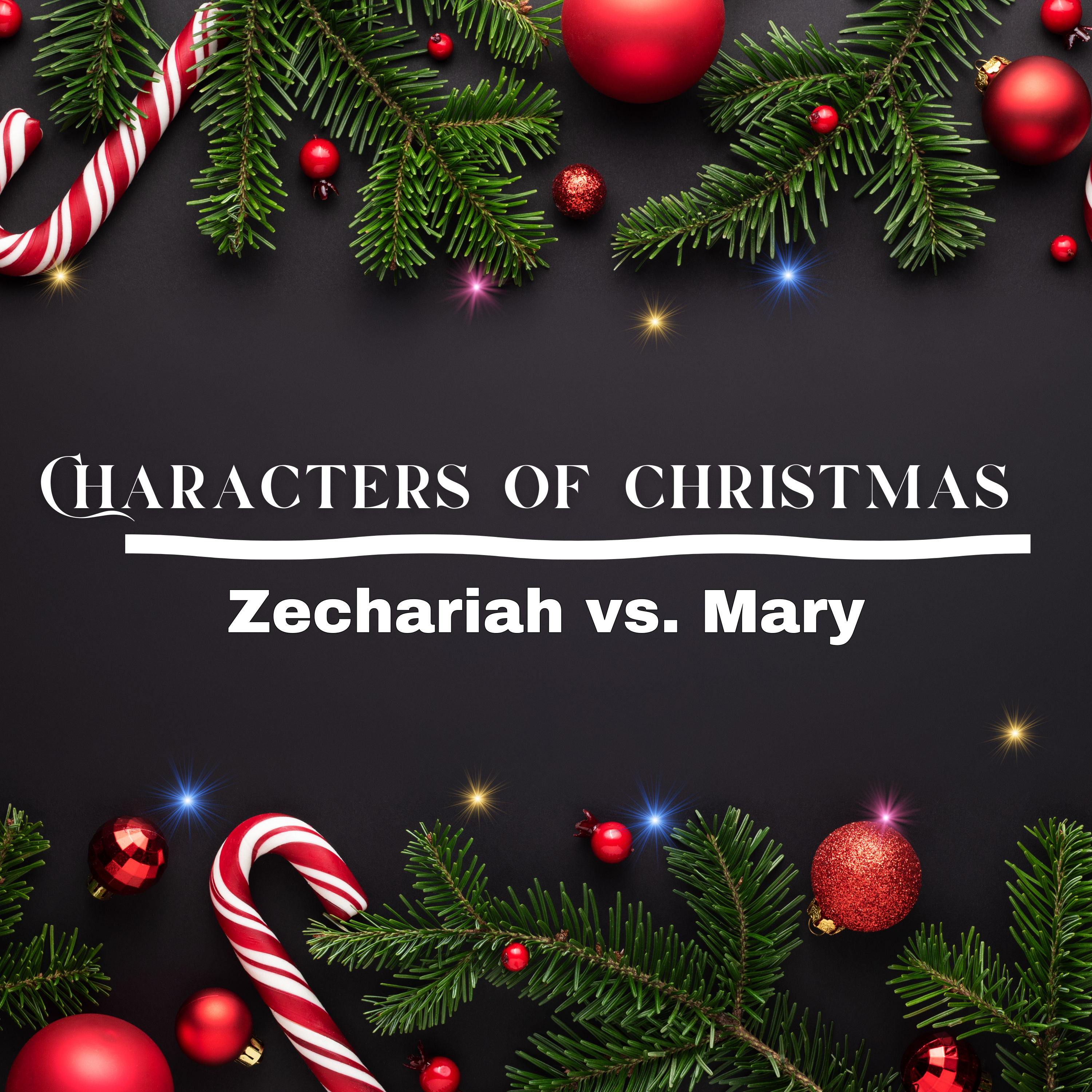 Characters of Christmas - Zechariah vs. Mary episode artwork