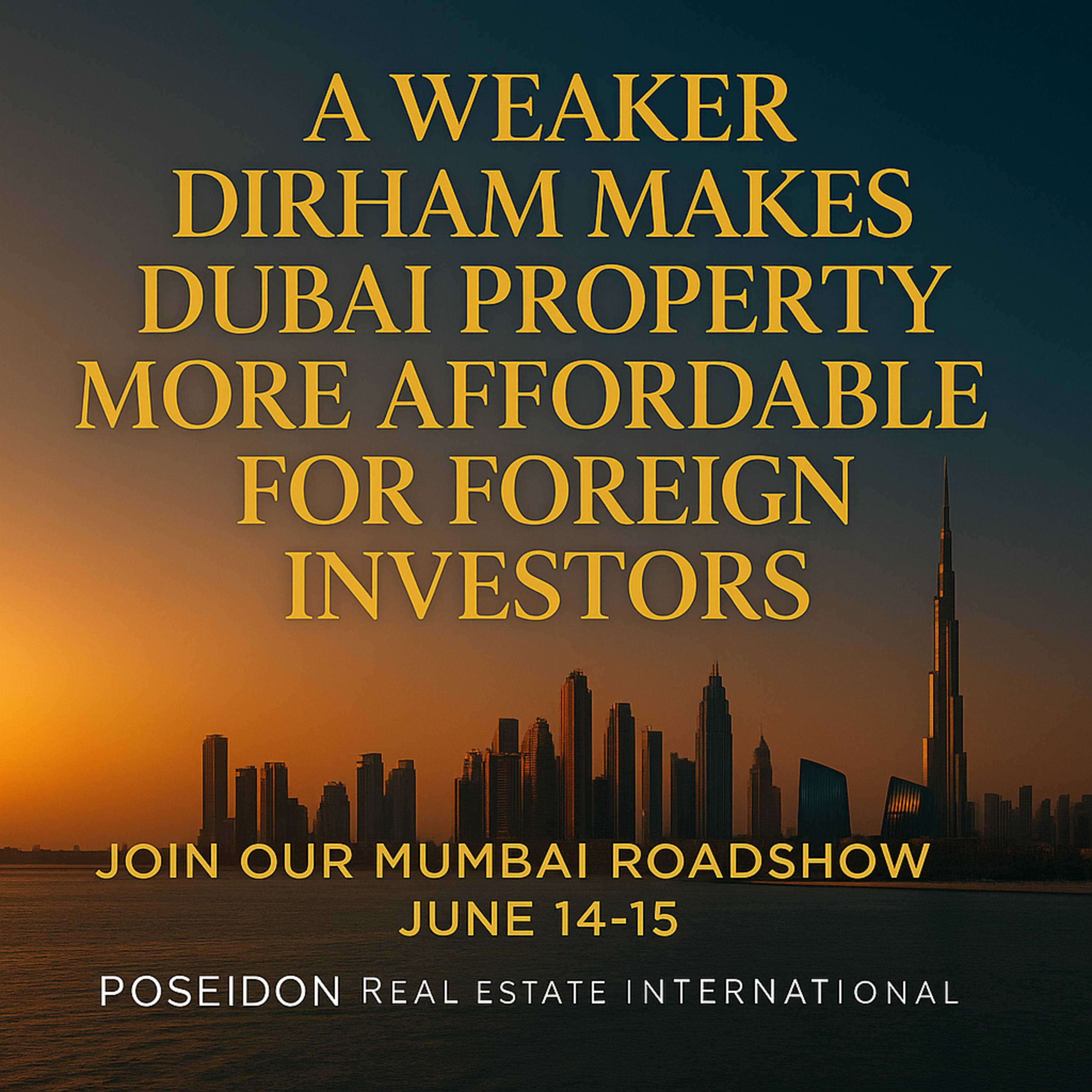 Currency Shift, Wealth Lift: Investing in Dubai While the Dirham Dips.  episode artwork