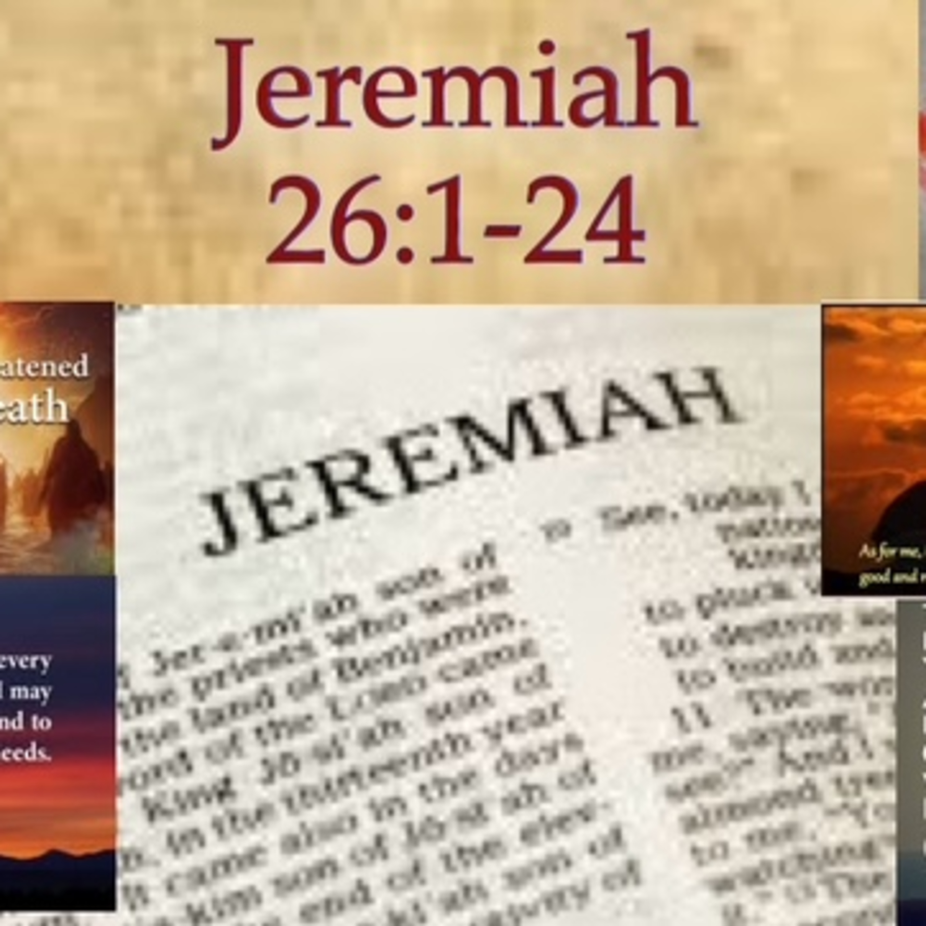 Jeremiah 26:1-24 episode artwork