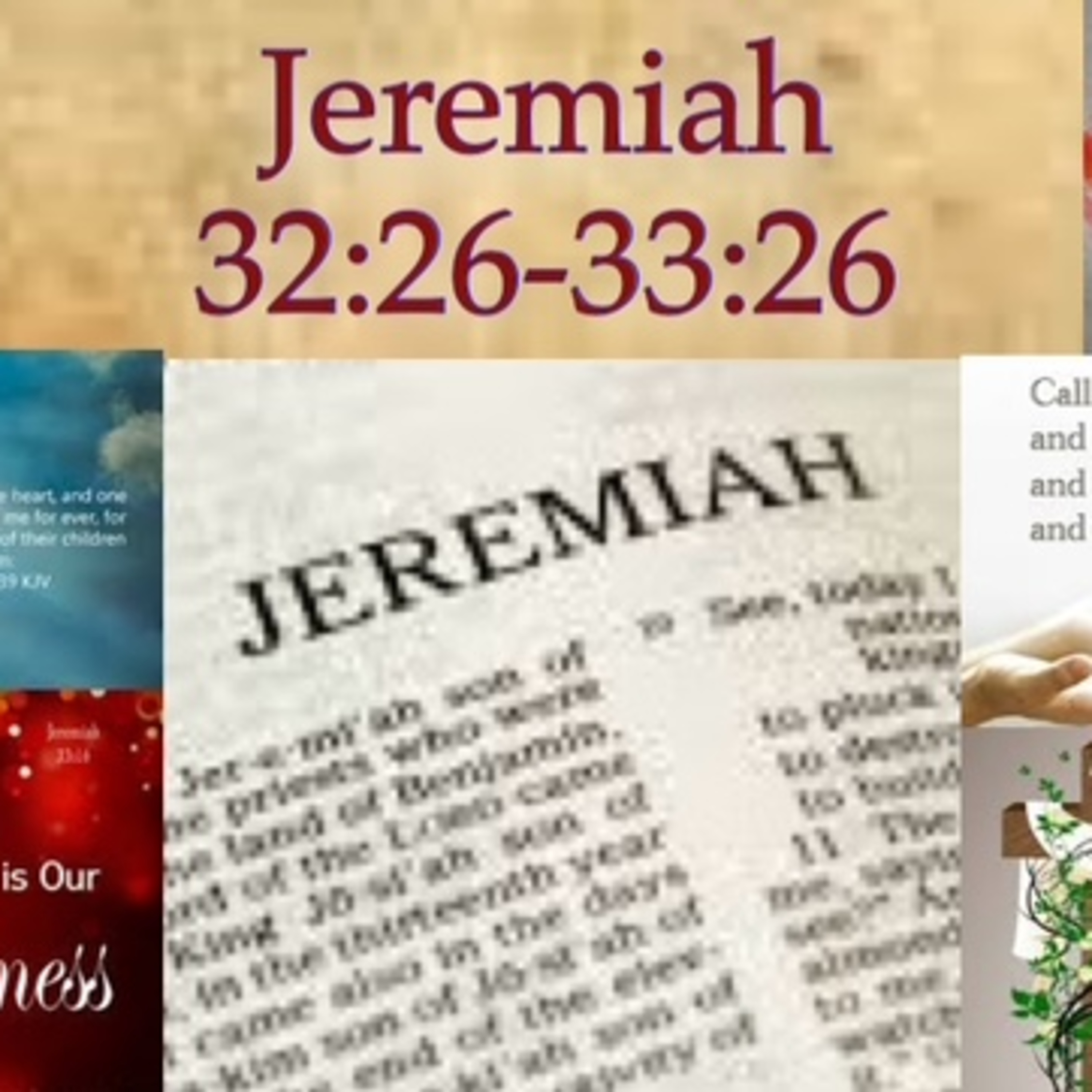 Jeremiah 32:26-33:18 episode artwork
