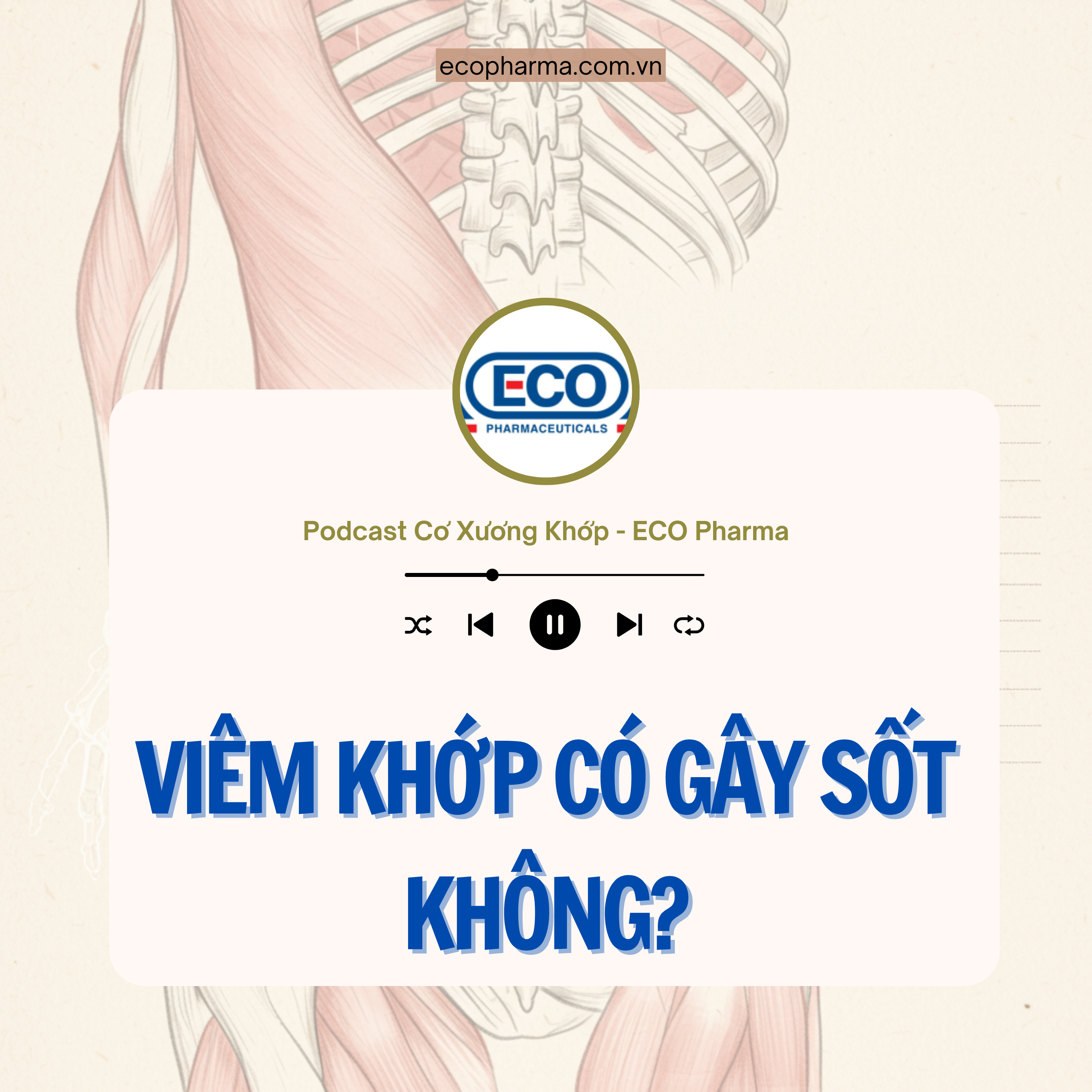 Viêm khớp có gây sốt không? | ECO Pharma episode artwork