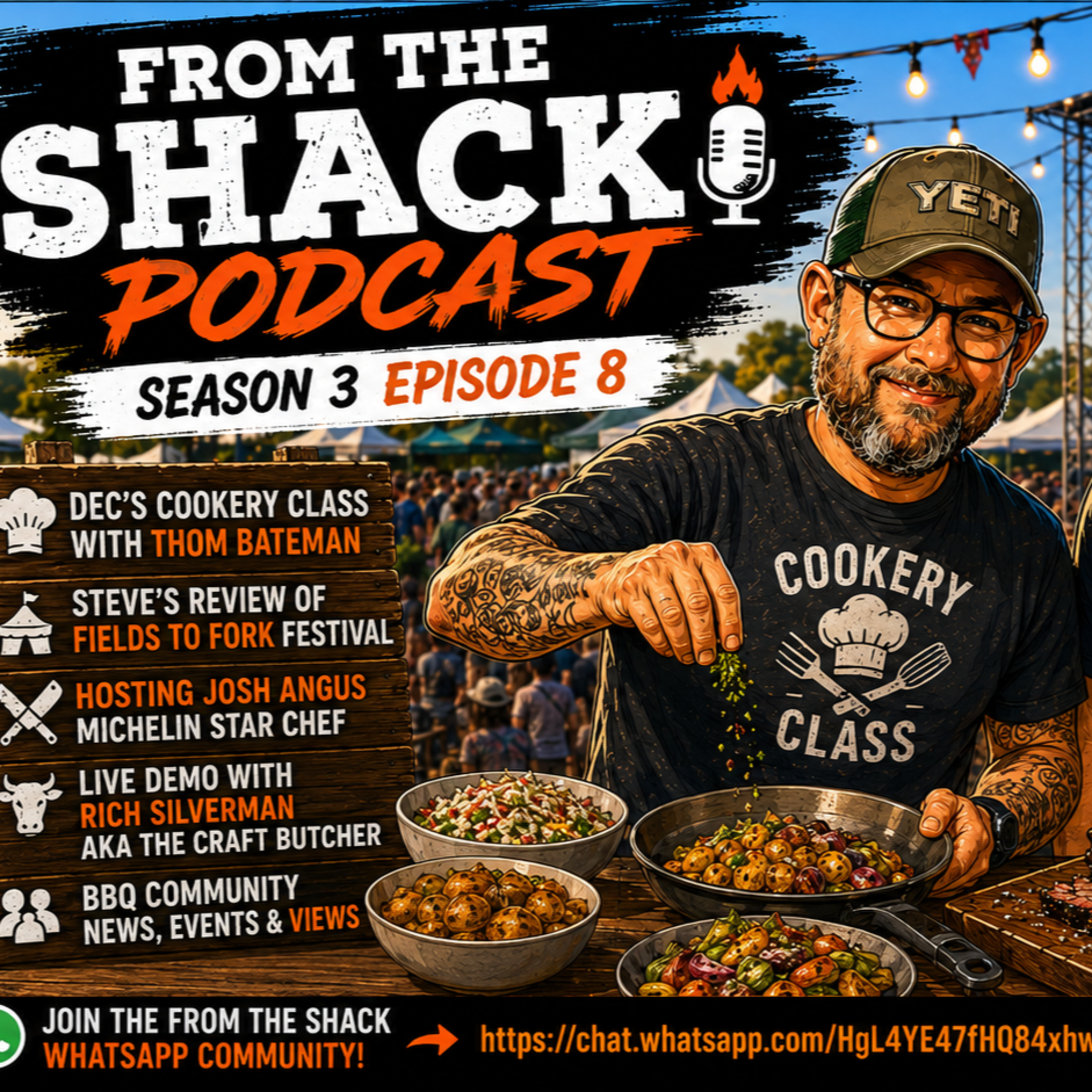 From The Shack S3 – Episode 8 Cookery Classes, Fields to Fork Festival episode artwork