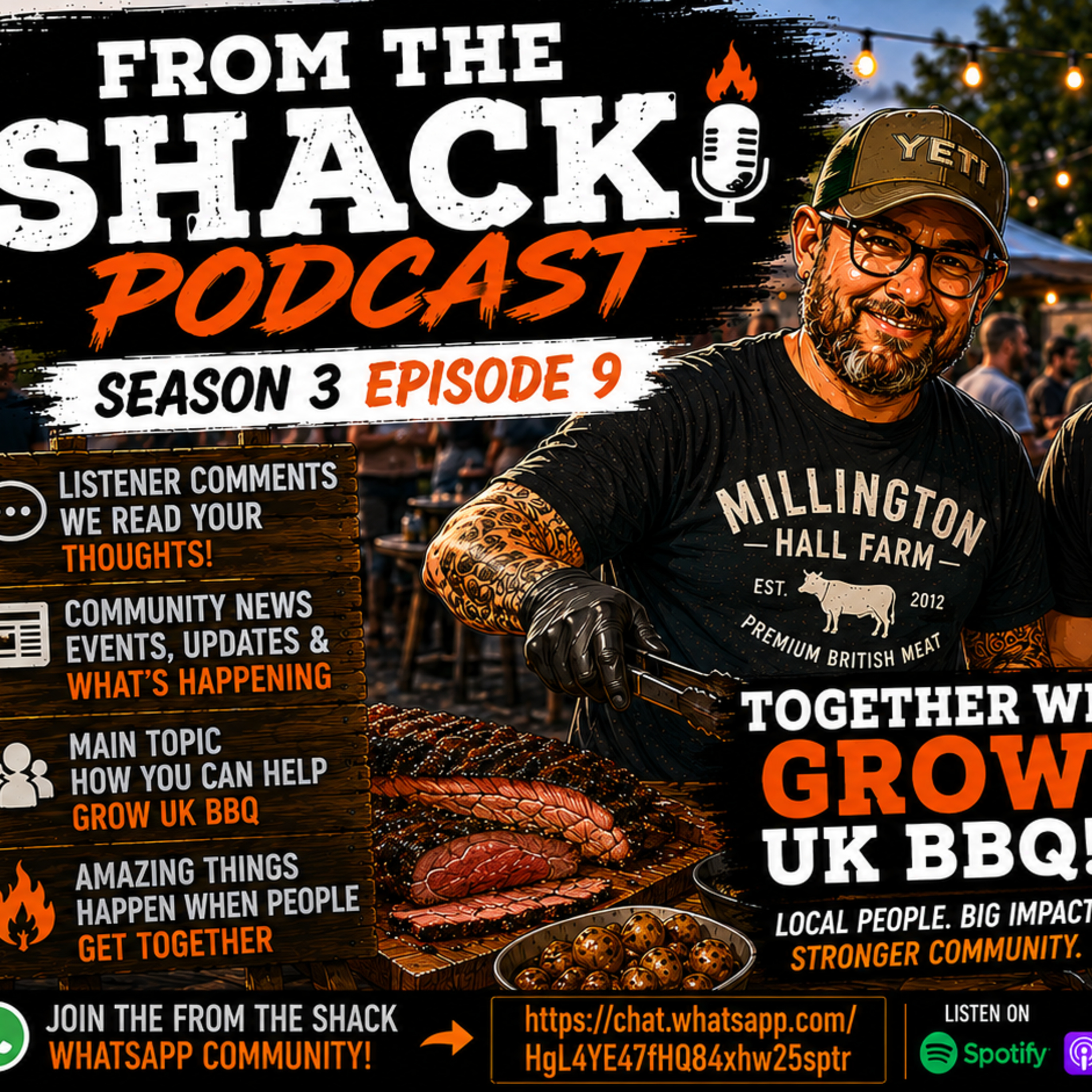 From The Shack Podcast – Season 3 Episode 9 - Growing UK BBQ, Building Communities & Bringing People Together episode artwork
