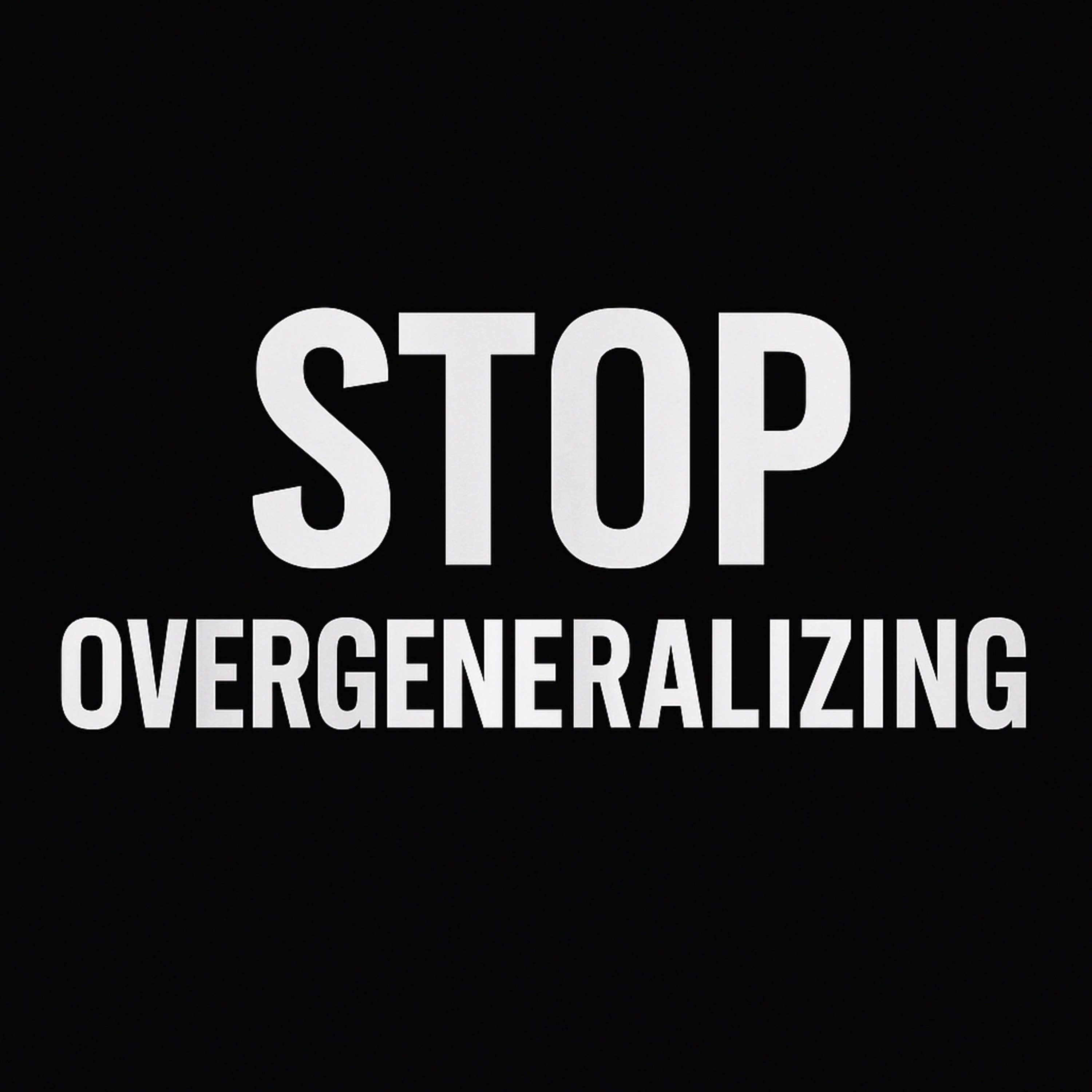 Cognitive Distortion #2: Overgeneralizing pt. 1 episode artwork