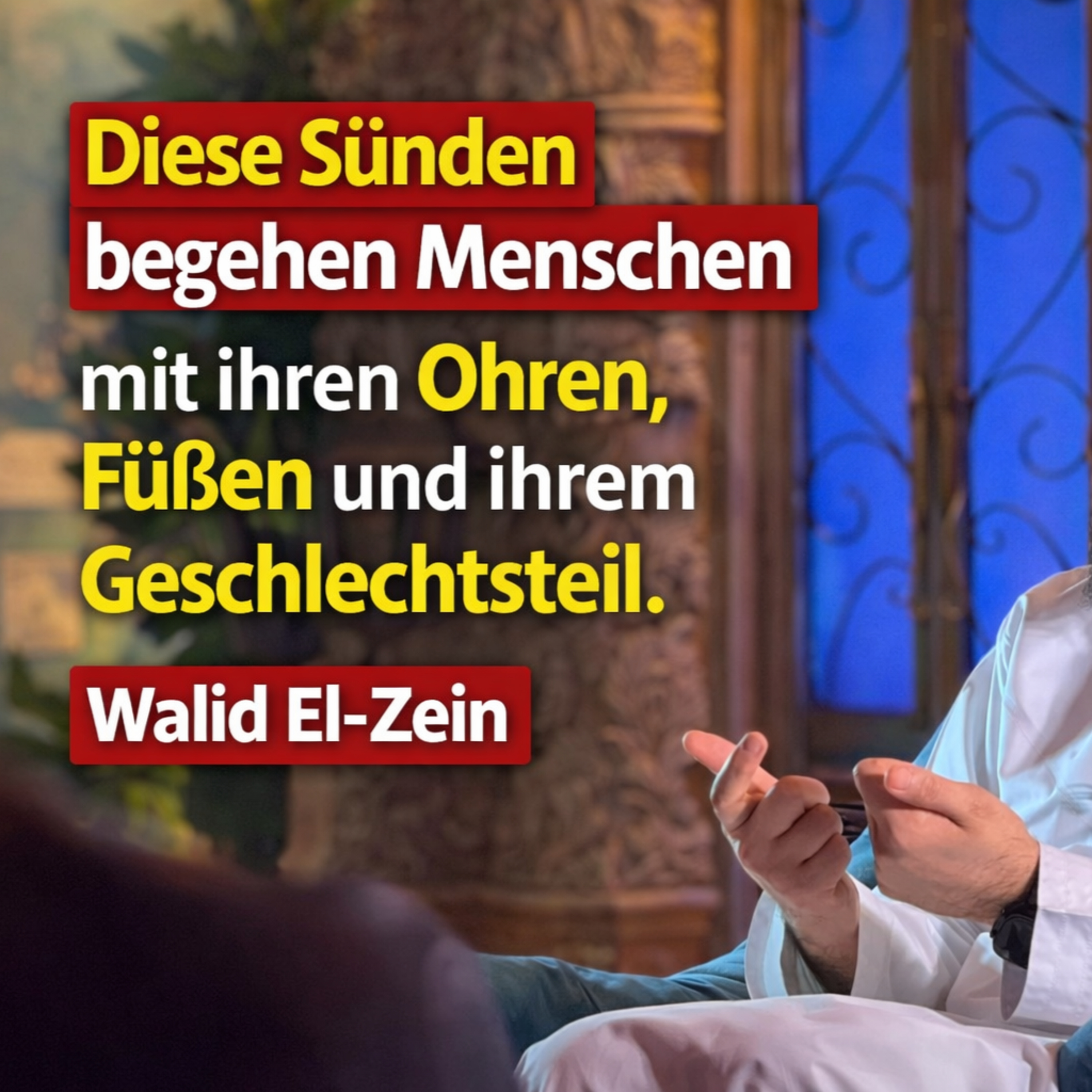 Diese Sünden begehen Menschen mit ihren Ohren, Füßen und ihrem Geschlechtsteil - Walid El-Zein episode artwork