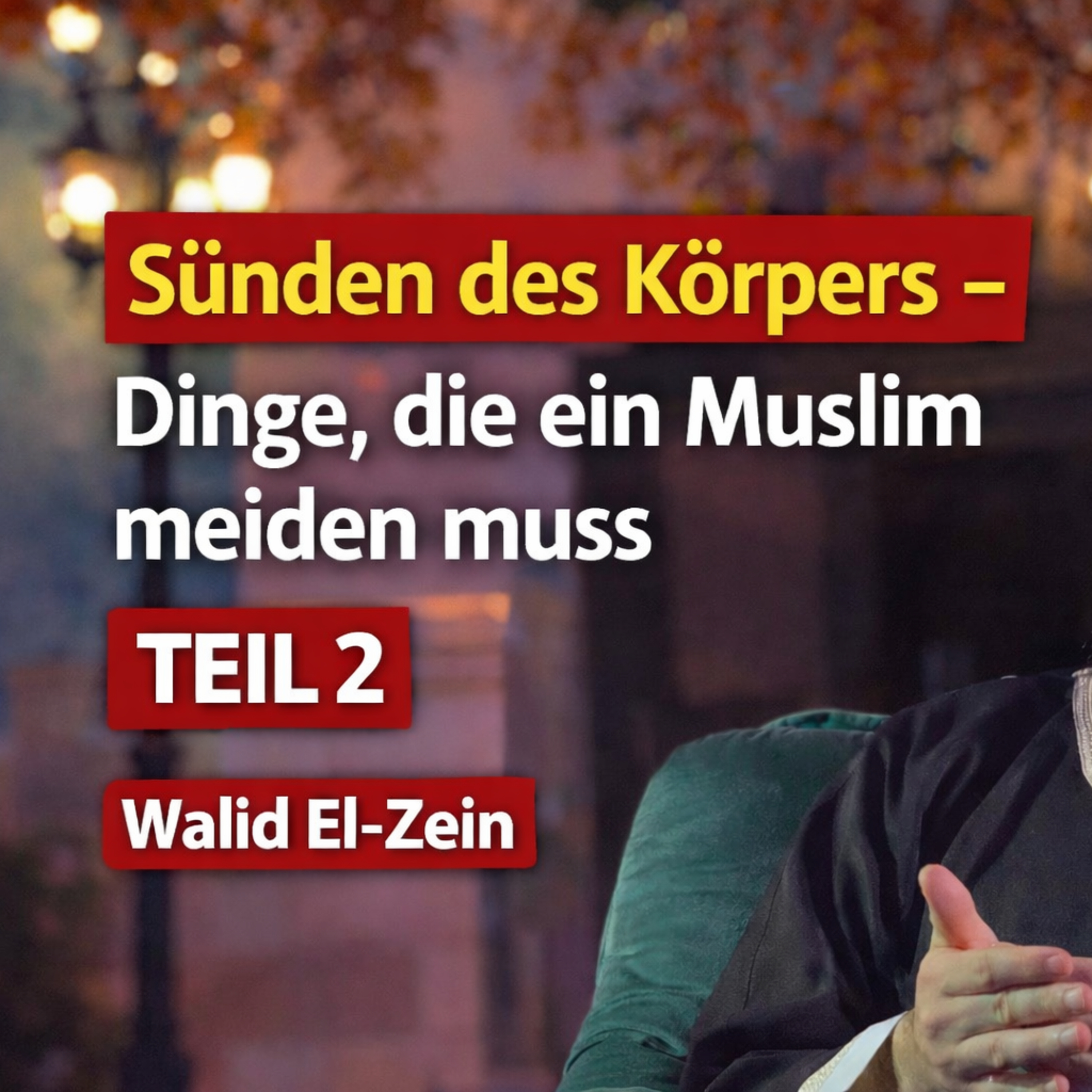 Sünden des Körpers - Dinge, die ein Muslim meiden muss Teil 2 - Walid El-Zein episode artwork