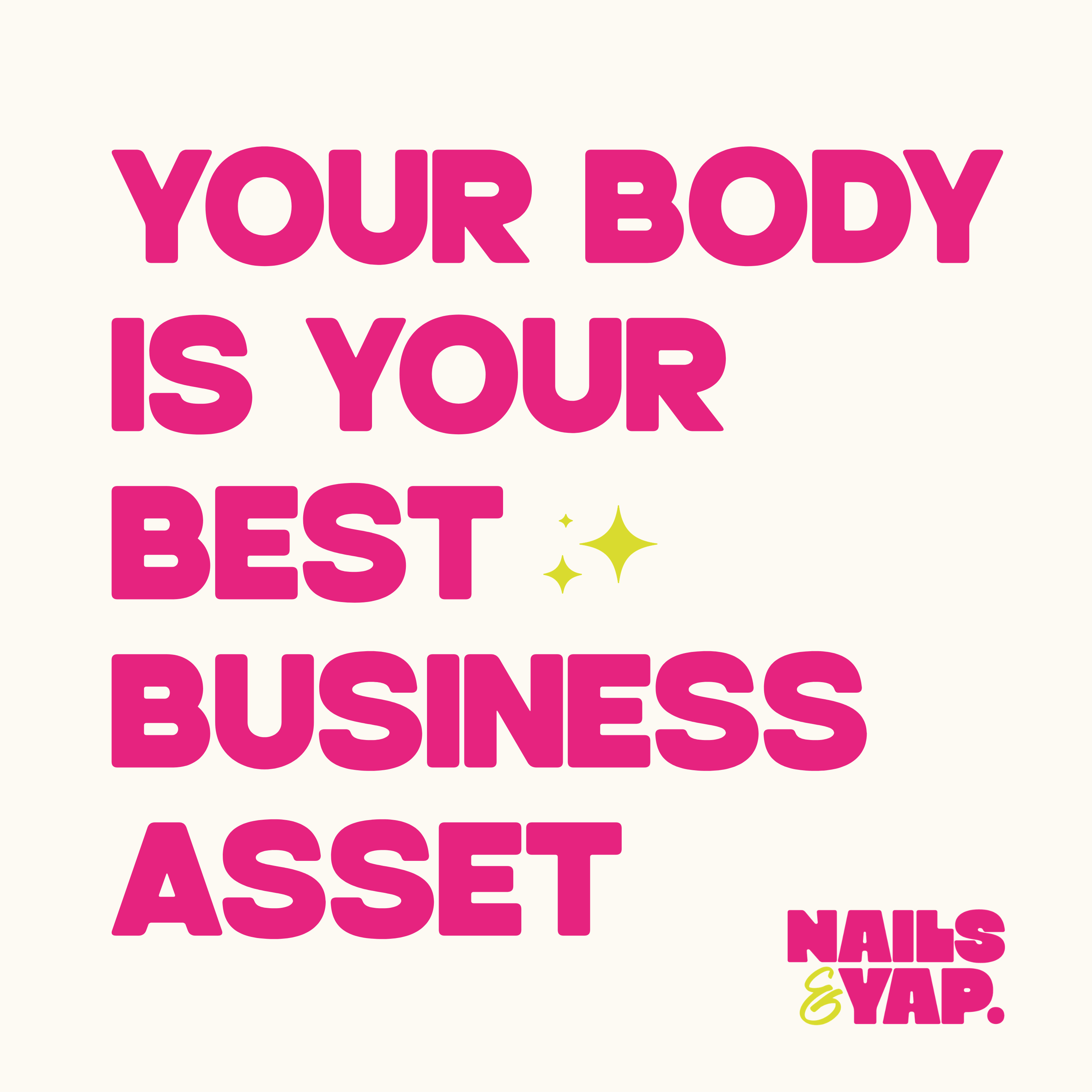 Your Body Is Your Best Business Asset
