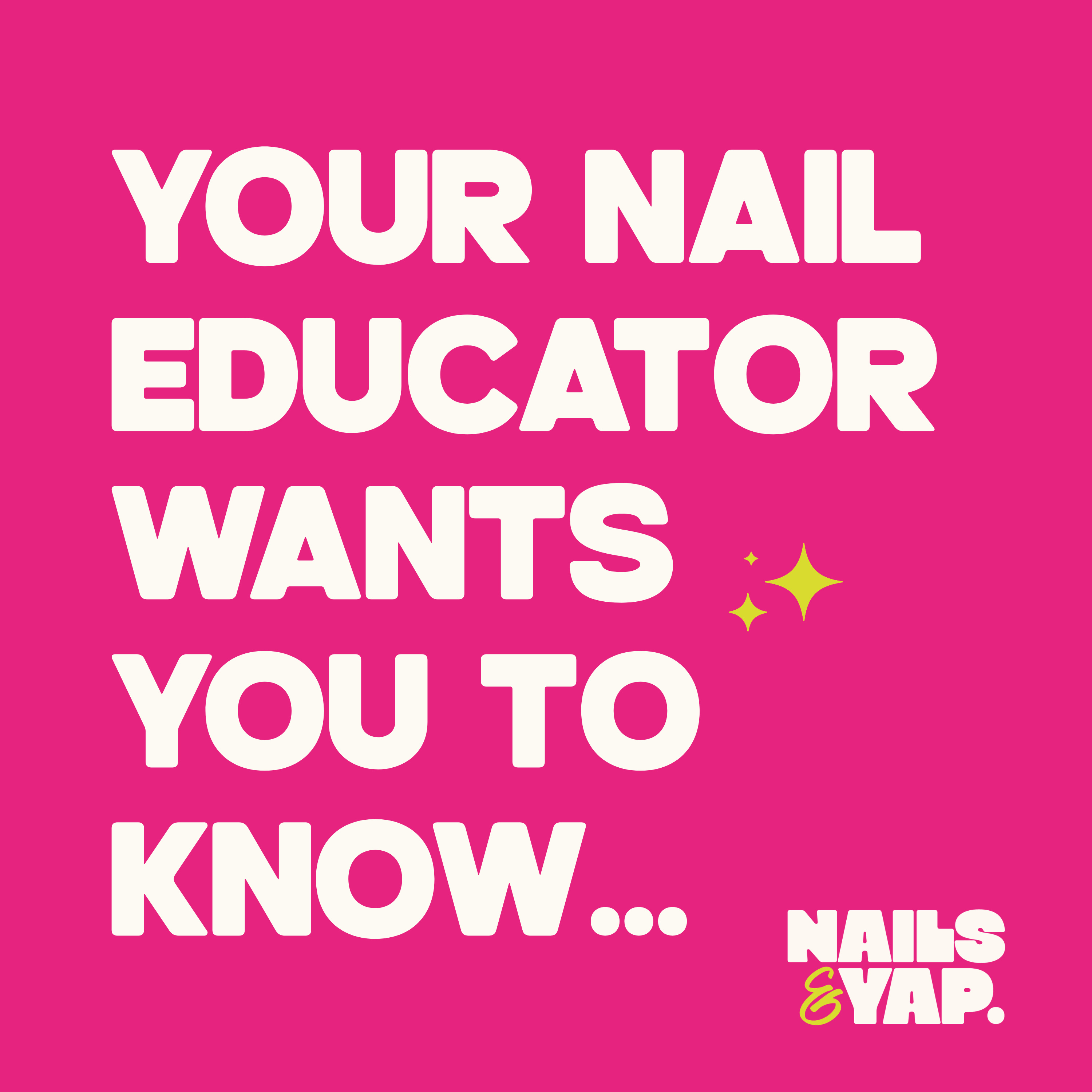 What Your Nail Educator Wishes You Knew Before Your Course