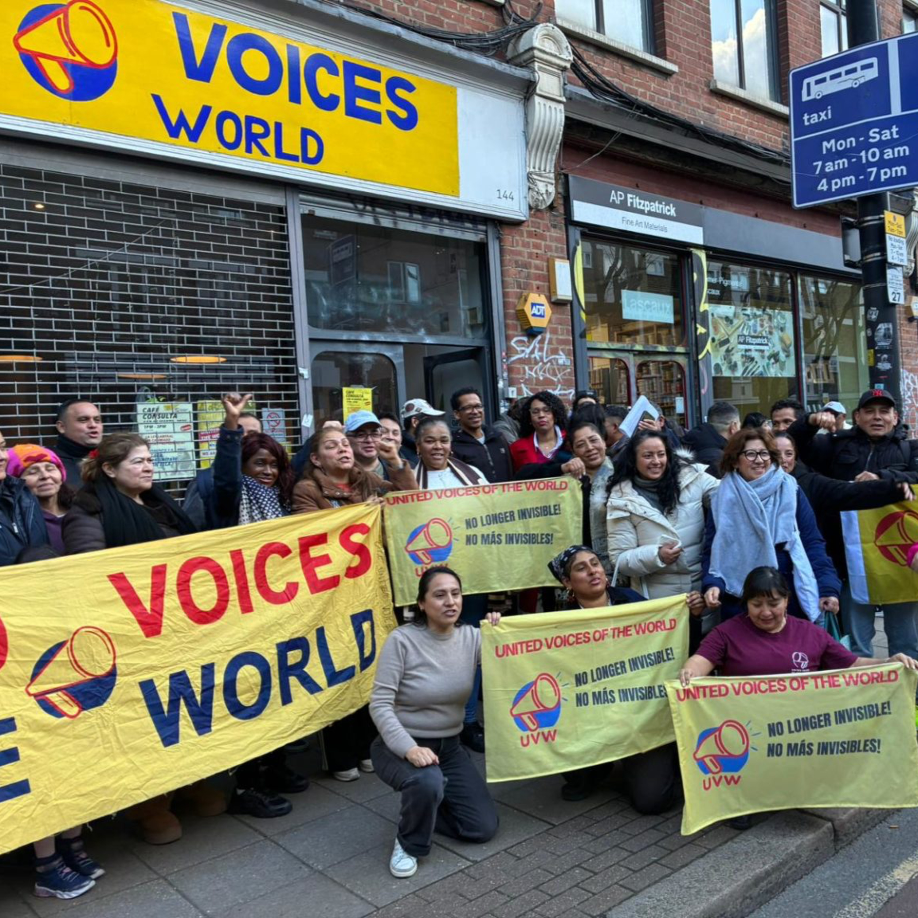 95. Nelly & Gabriel - 'United Voices of the World' trade unionists episode artwork