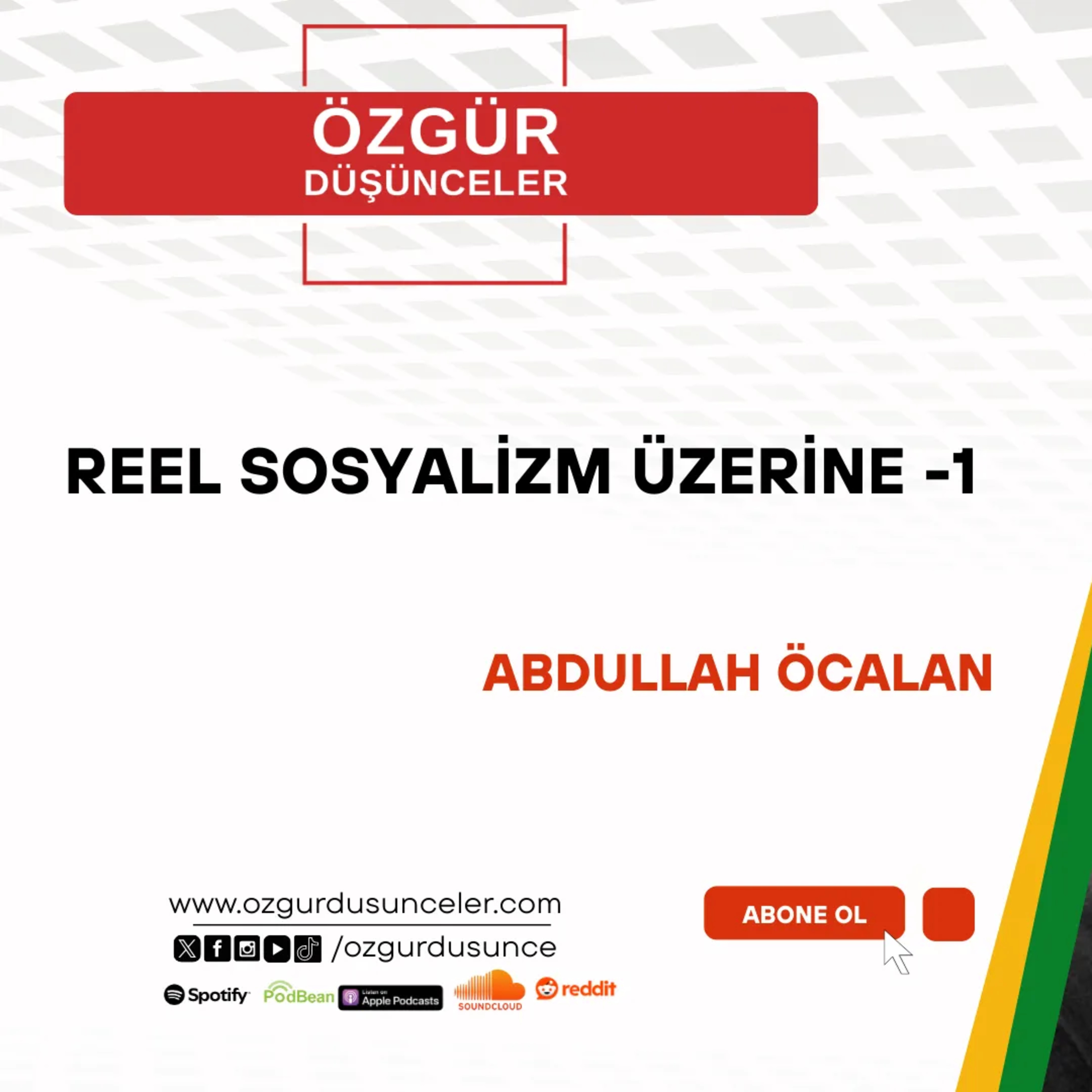REELSOSYALİZM ÜZERİNE 1.BÖLÜM ABDULLAH ÖCALAN episode artwork