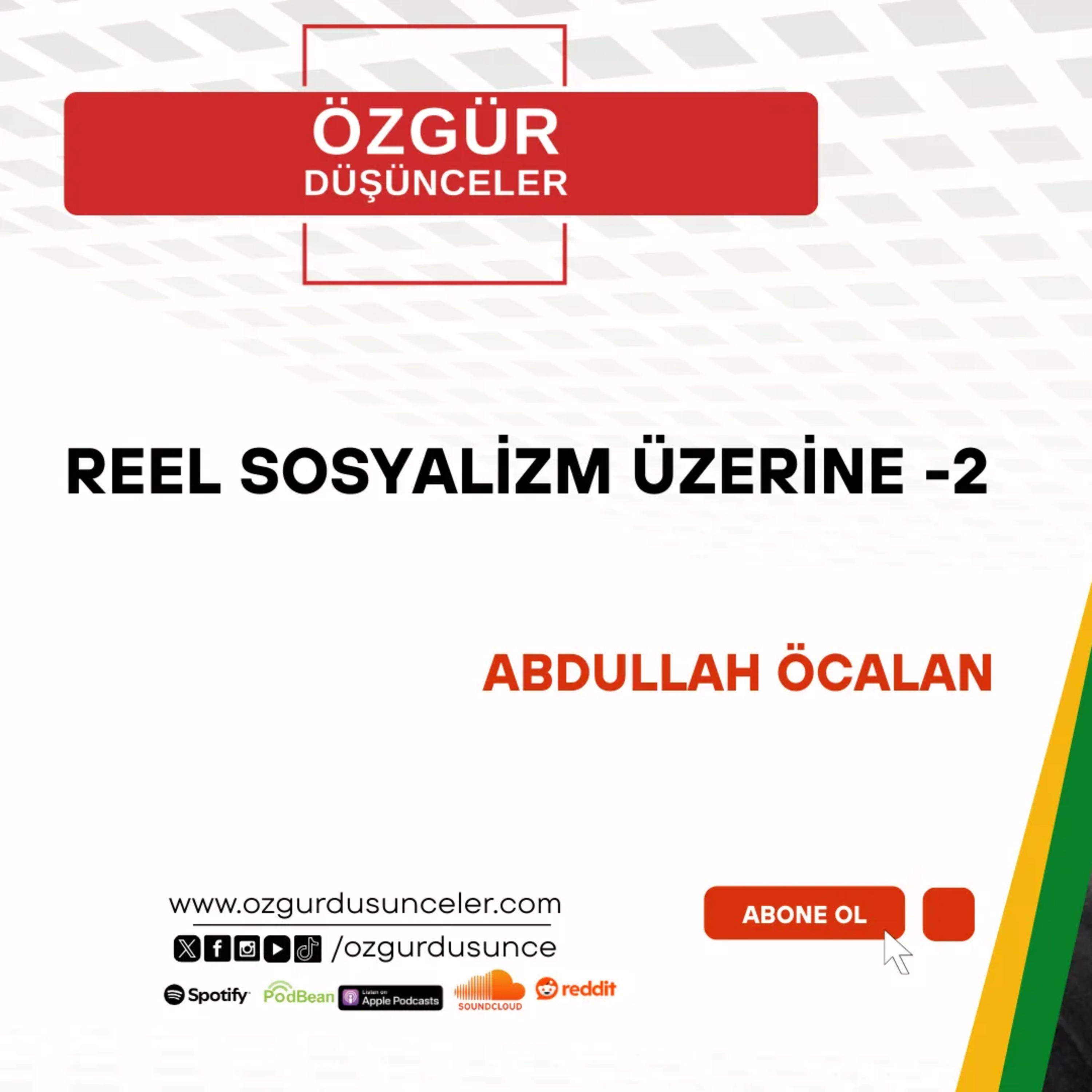 REEL SOSYALİZM ÜZERİNE 2.BÖLÜM ABDULLAH ÖCALAN  episode artwork