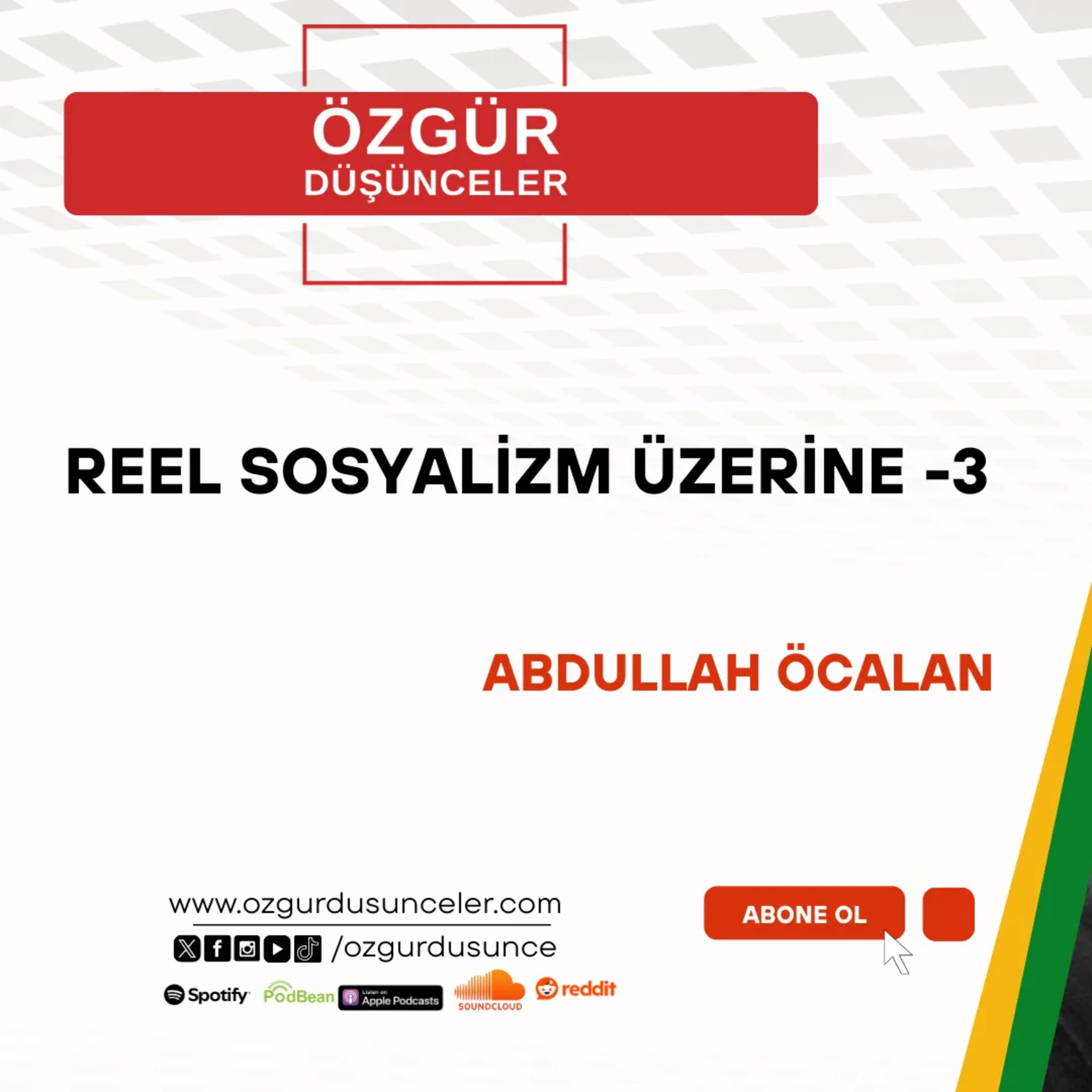 REEL SOSYALİZM ÜZERİNE - 3.BÖLÜM - ABDULLAH ÖCALAN episode artwork